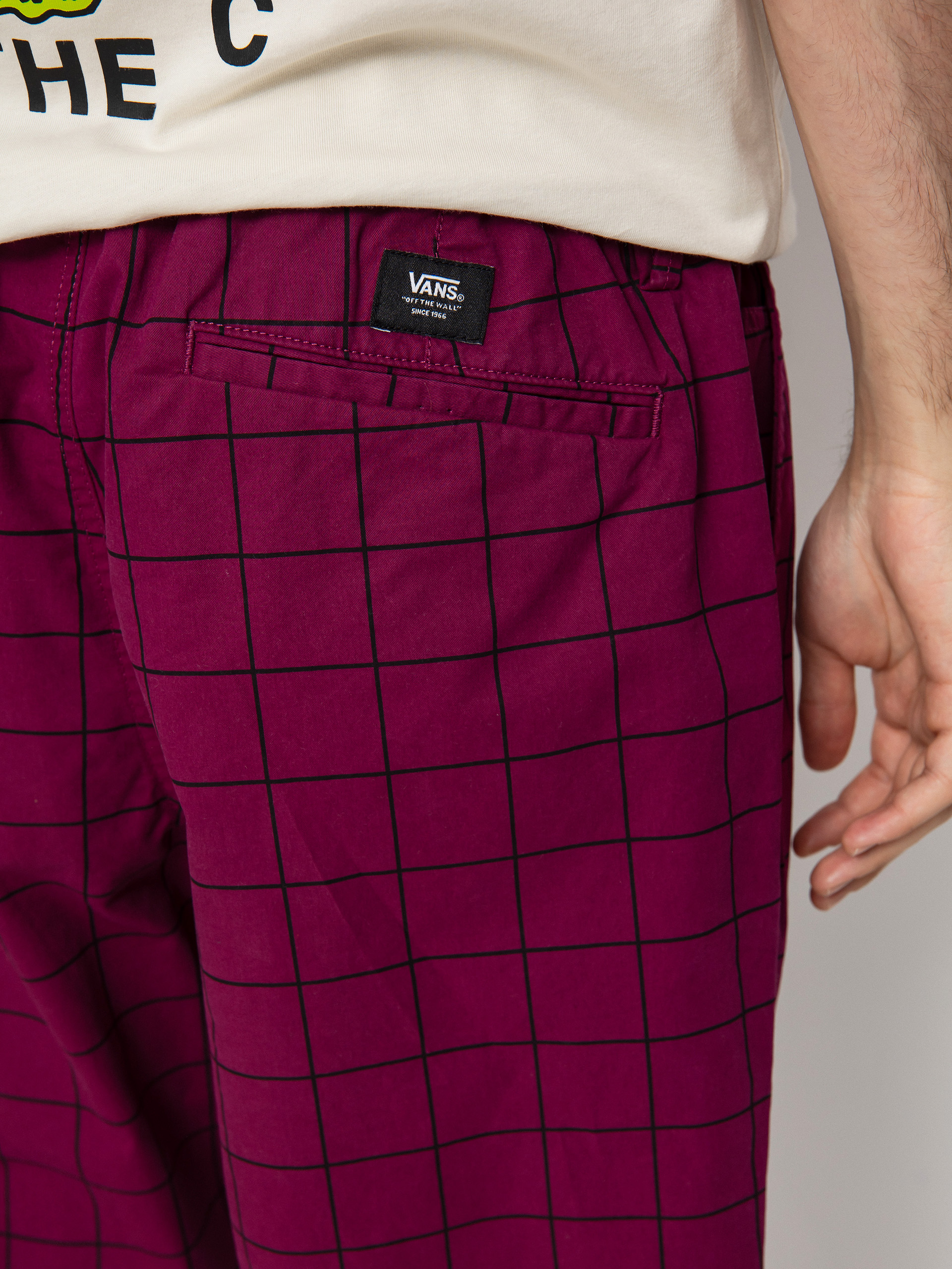 Spodnie Vans Range Louniwe Tapered Elastic Waist (purple potion)