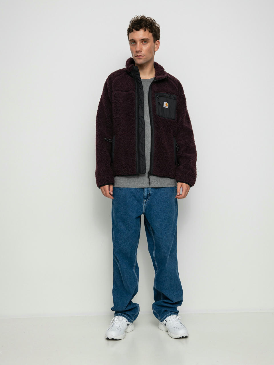 Kurtka Carhartt WIP Prentis Liner (dark plum/black)