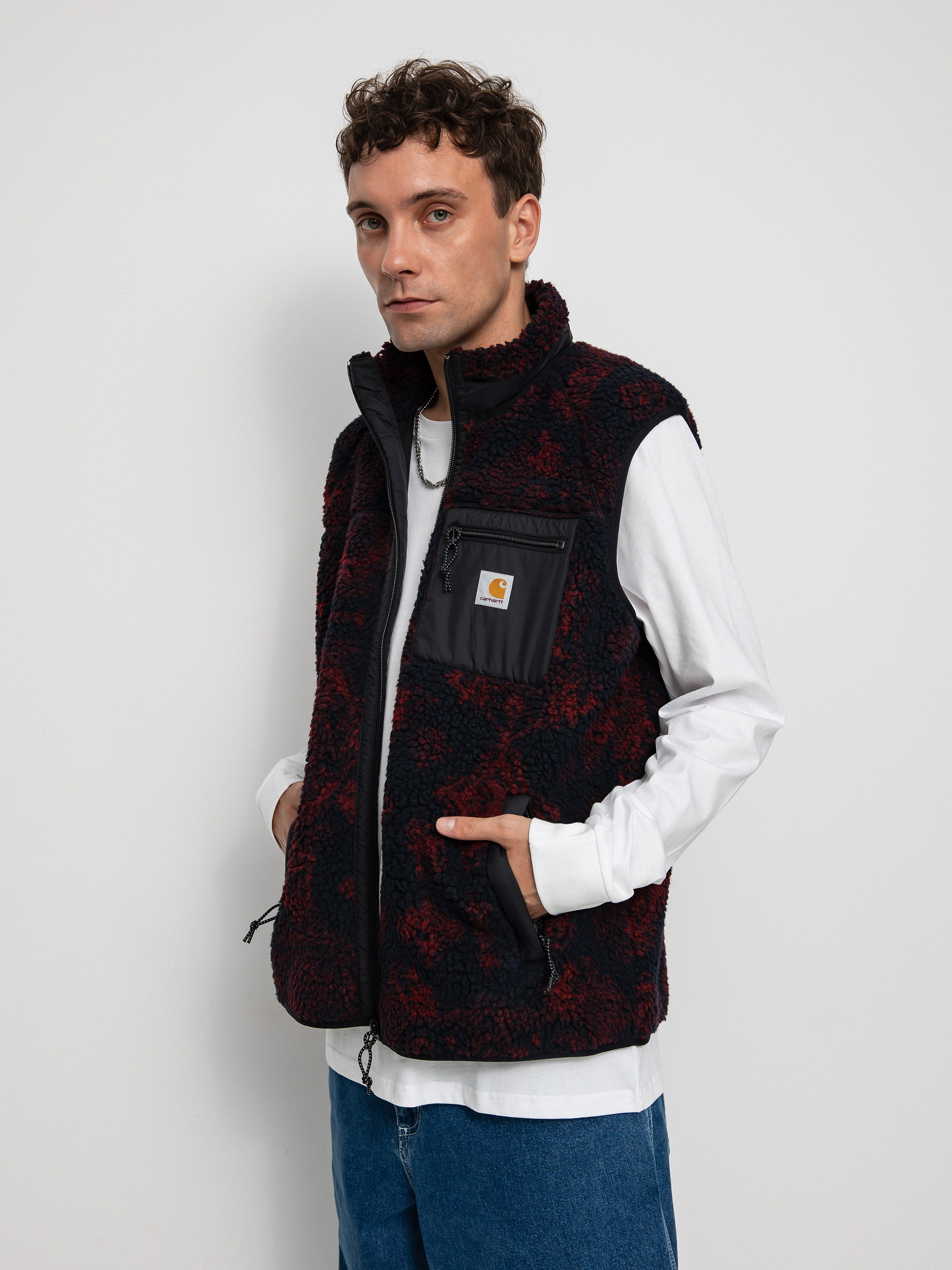 Kamizelka Carhartt WIP Prentis Liner (verse jacquard/dark navy/corvina/black)