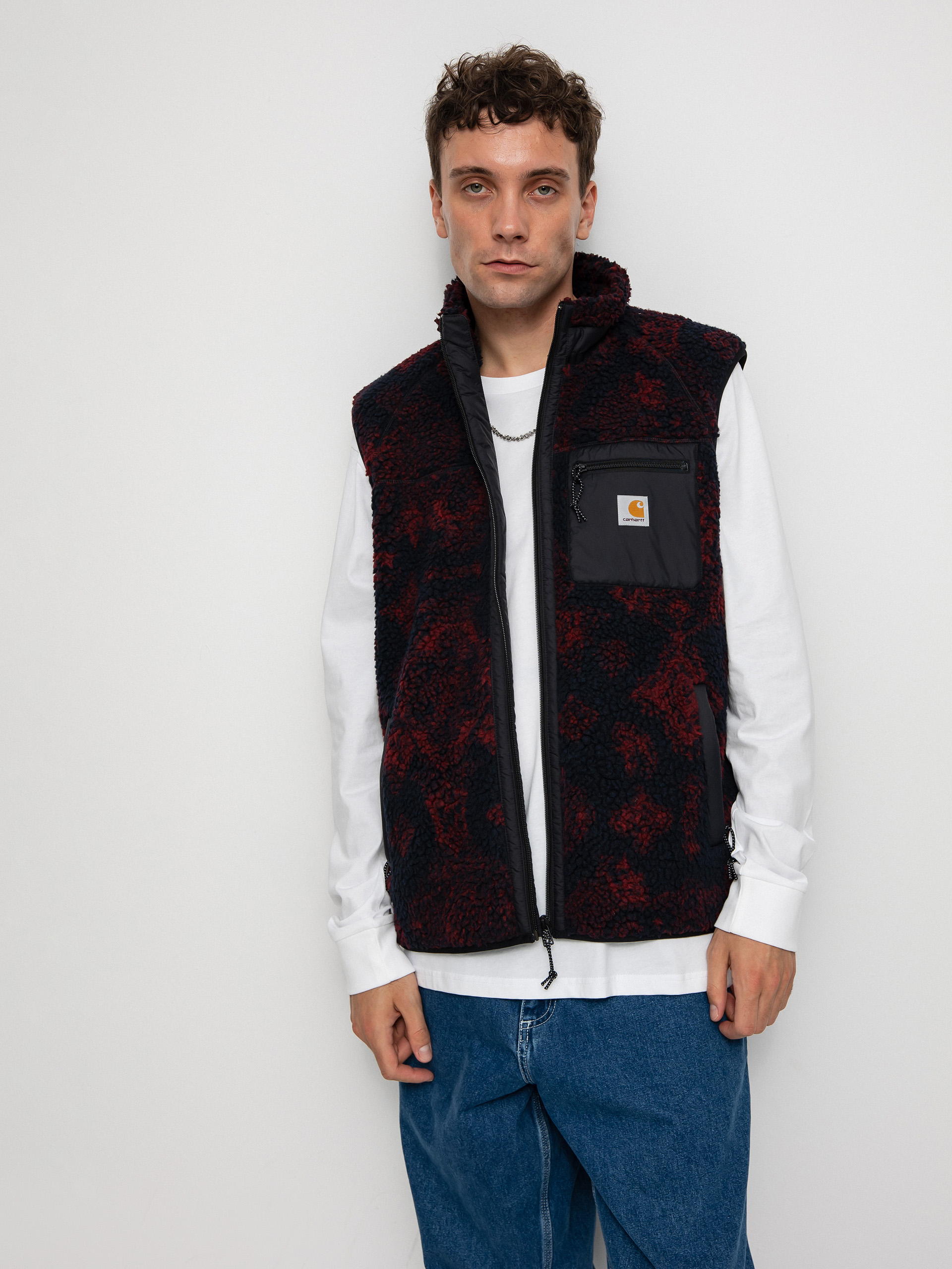 Kamizelka Carhartt WIP Prentis Liner (verse jacquard/dark navy/corvina/black)