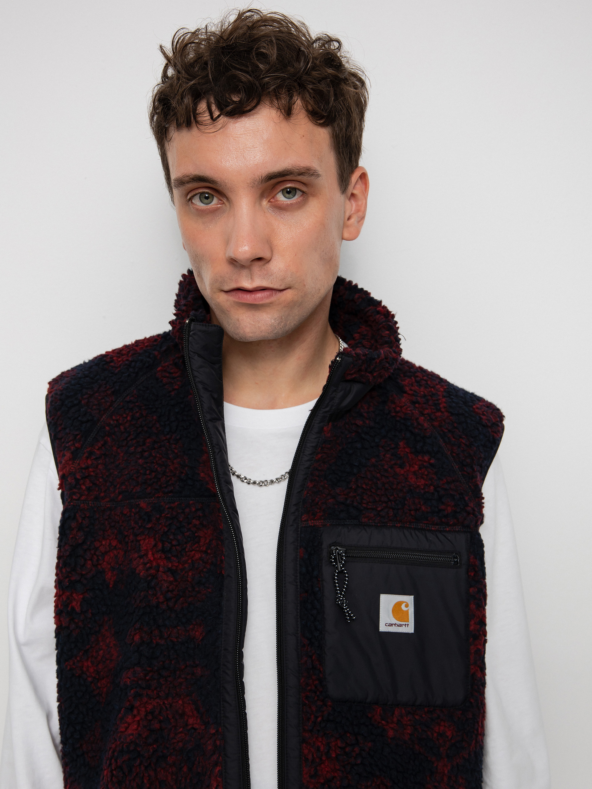 Kamizelka Carhartt WIP Prentis Liner (verse jacquard/dark navy/corvina/black)