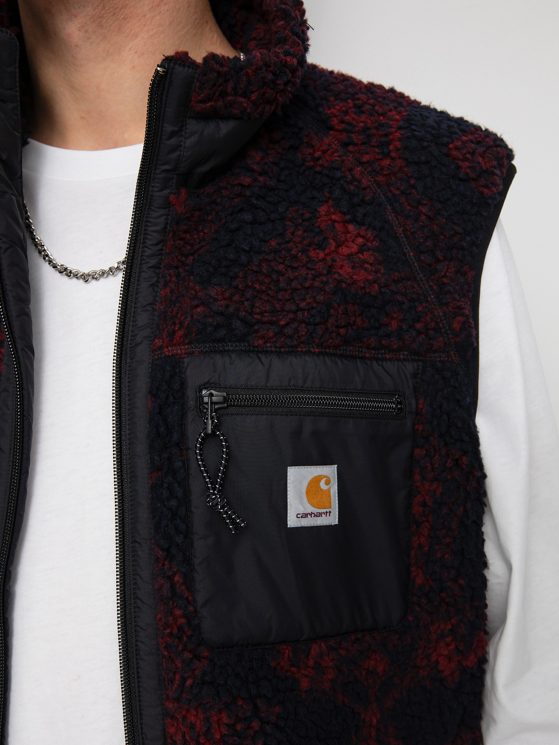Kamizelka Carhartt WIP Prentis Liner (verse jacquard/dark navy/corvina/black)