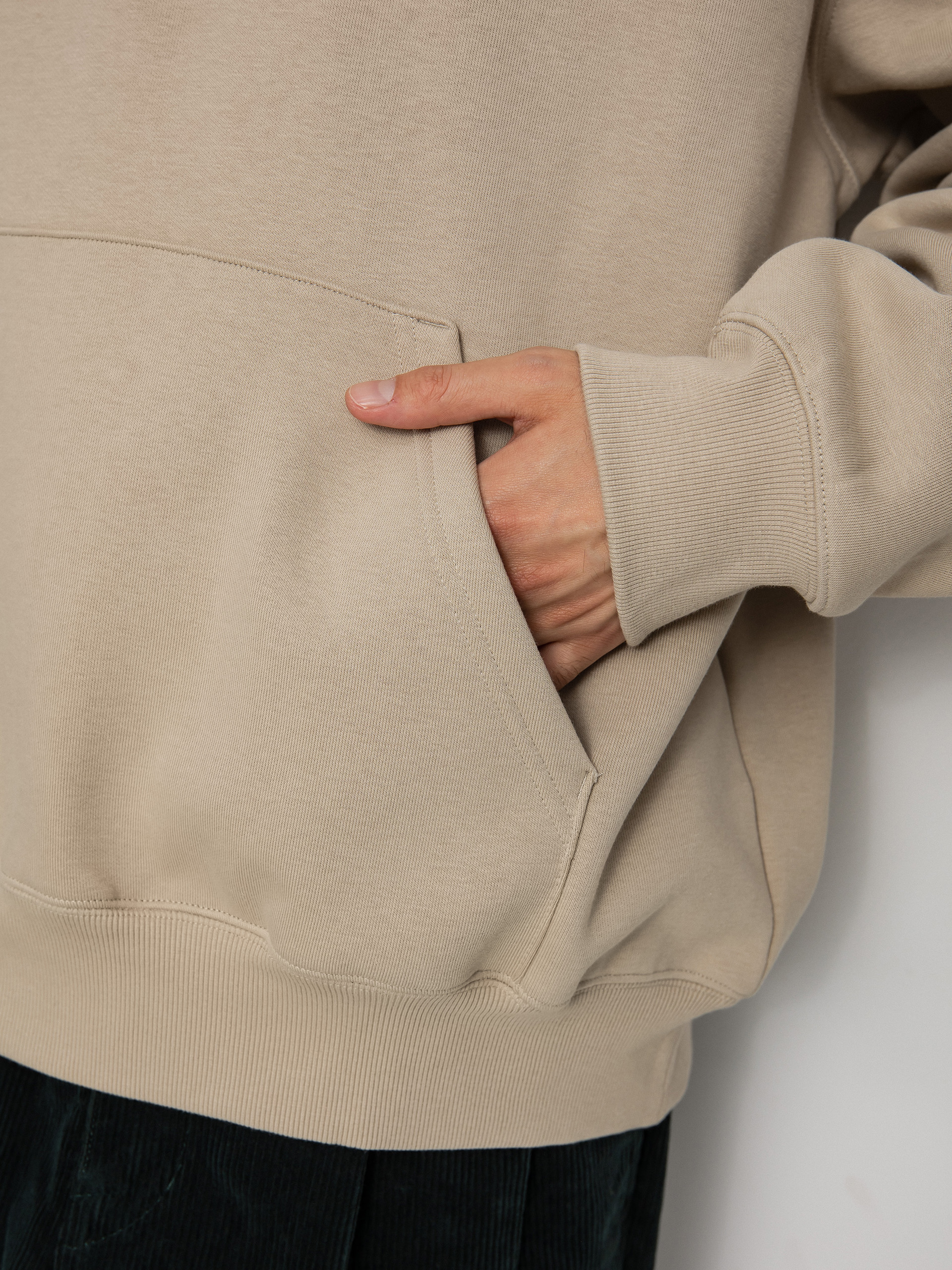 Bluza z kapturem Carhartt WIP Carhartt HD (wall/cypress)