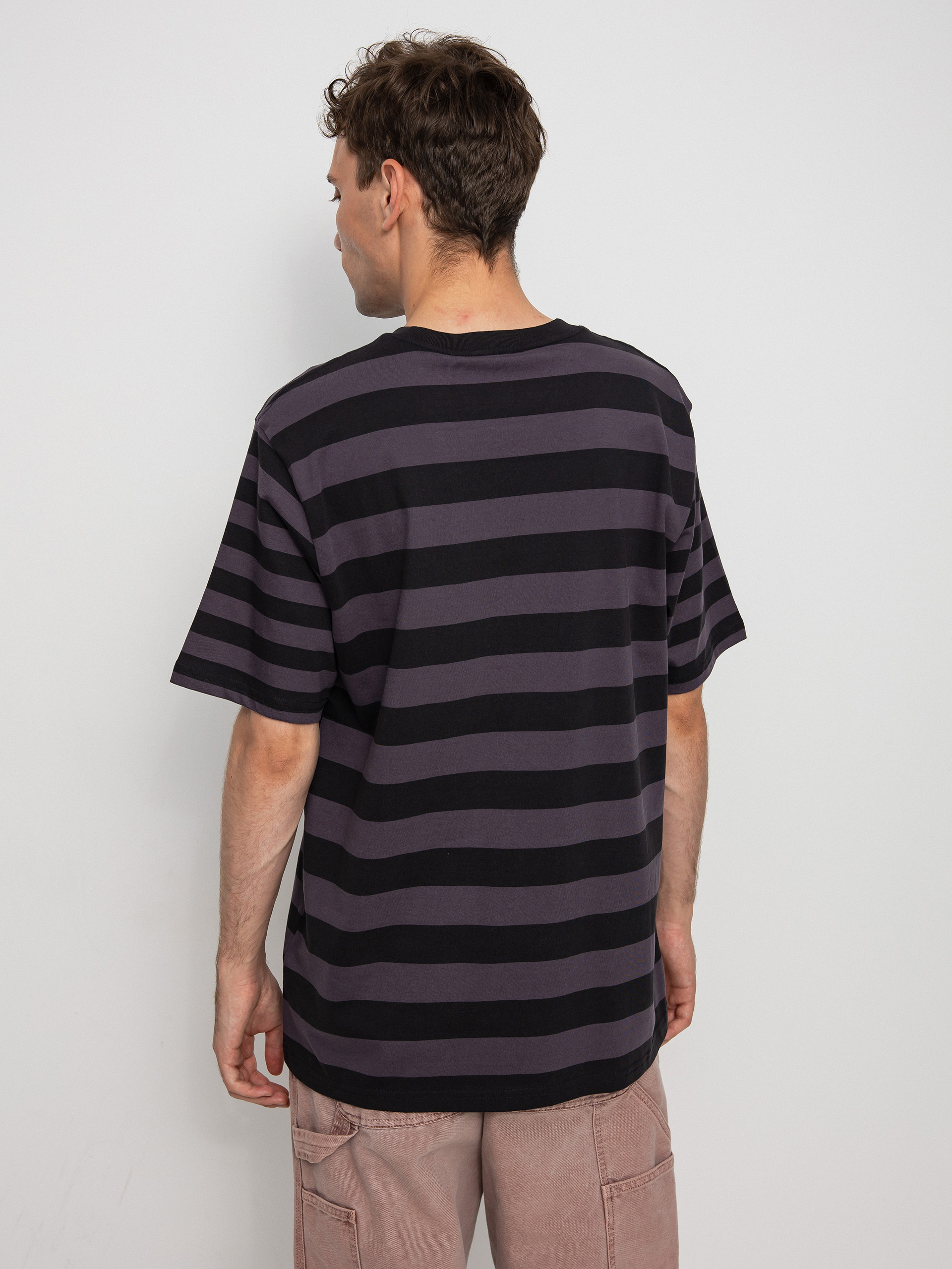 T-shirt Carhartt WIP Merrick Pocket (merrick stripe/soot/artichoke)