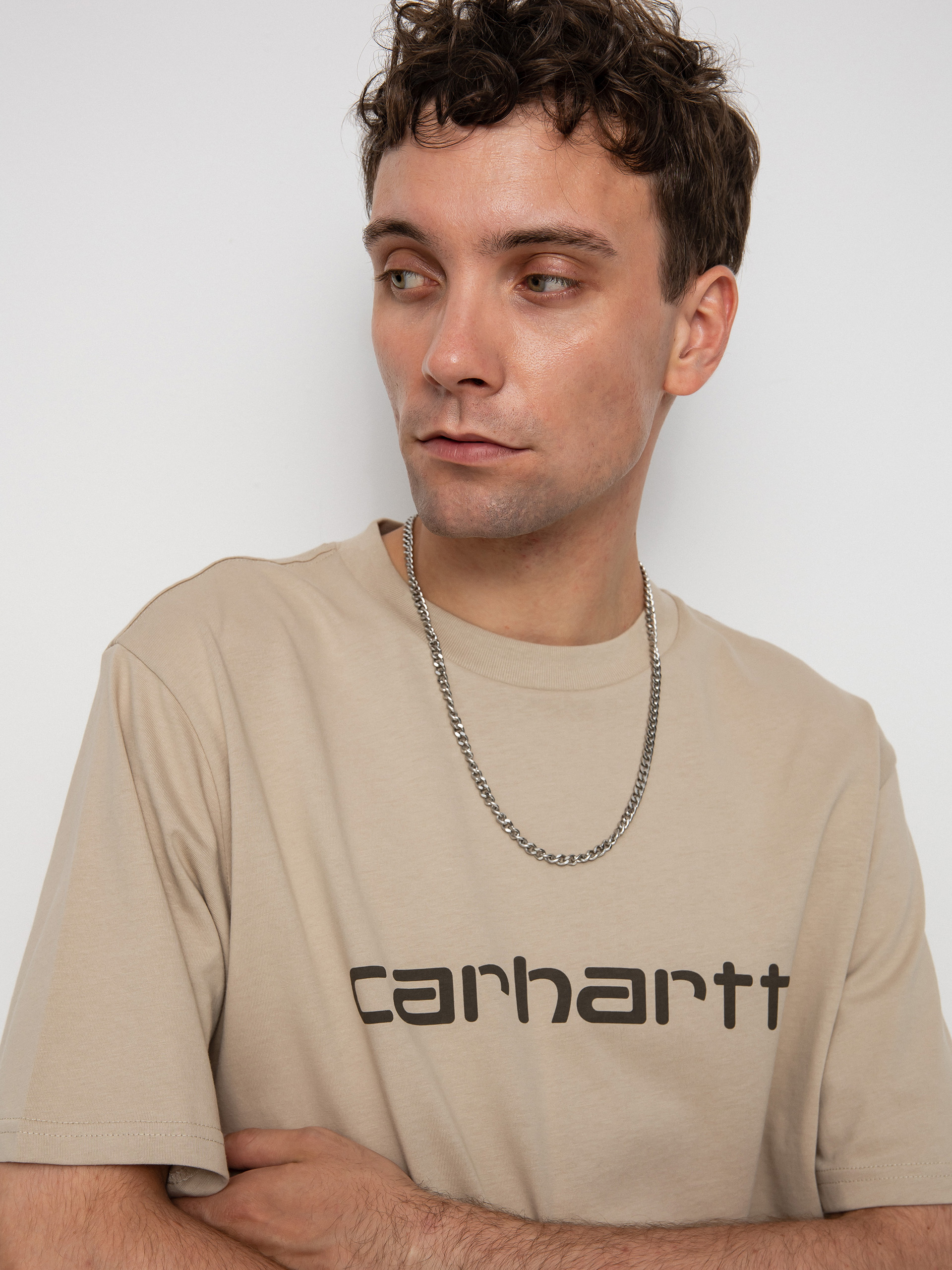 T-shirt Carhartt WIP Script (wall/cypress)