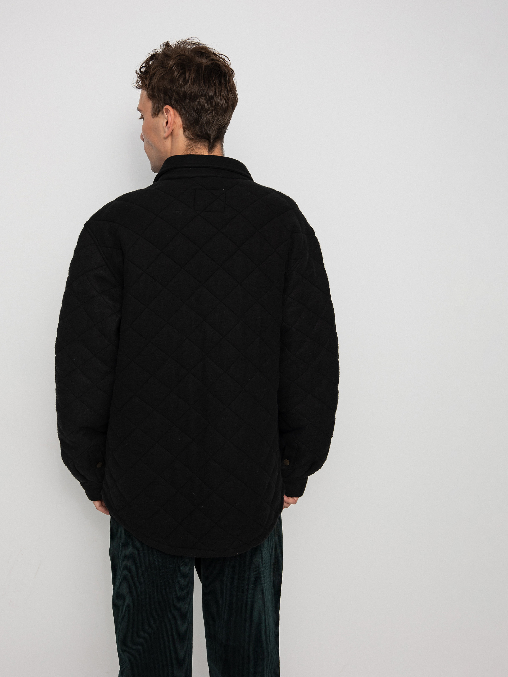 Kurtka Brixton Coors Cass Quilted Fleece (black)