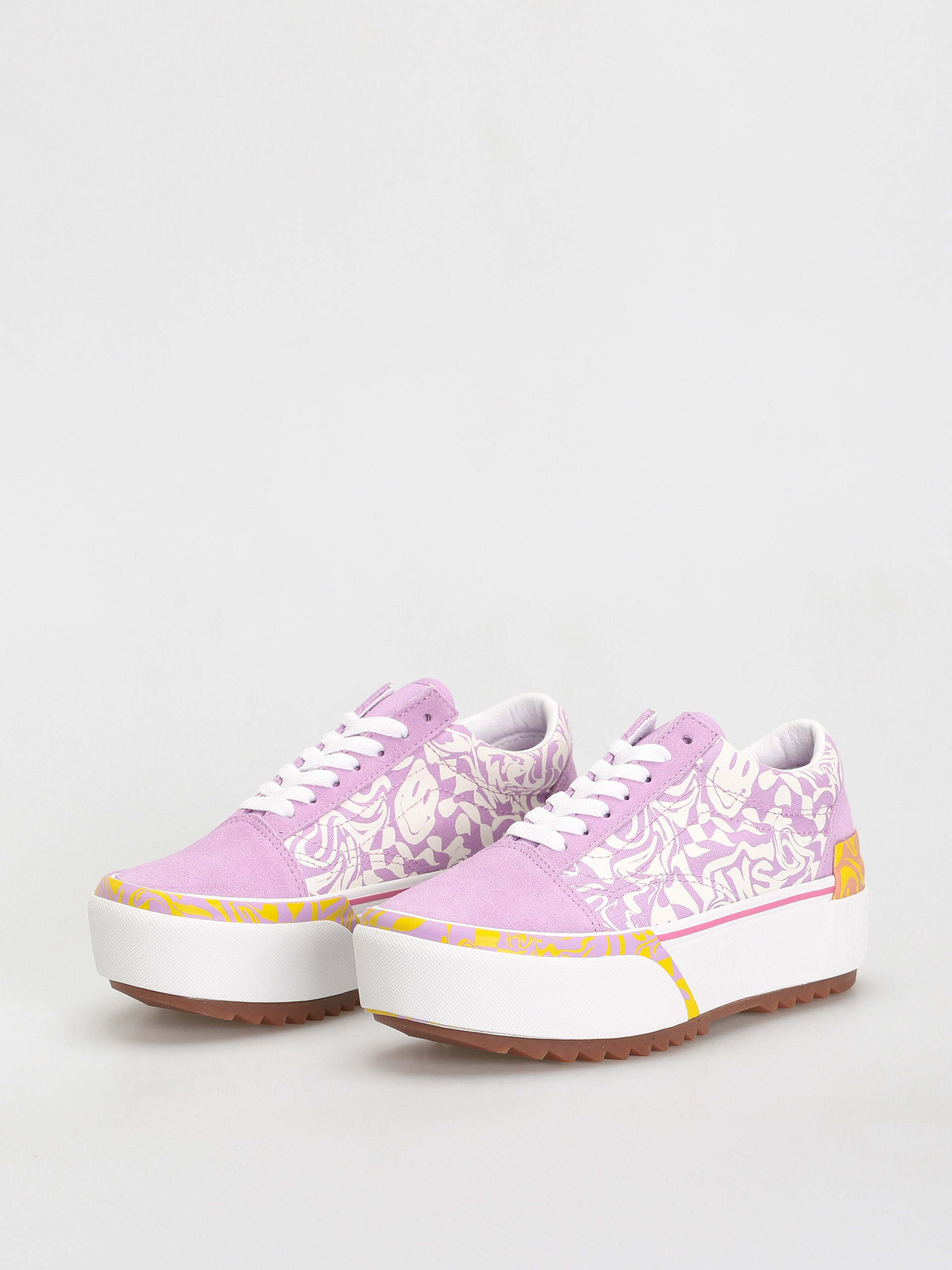 Buty Vans Old Skool Stacked (wavy daze sheer lilac)