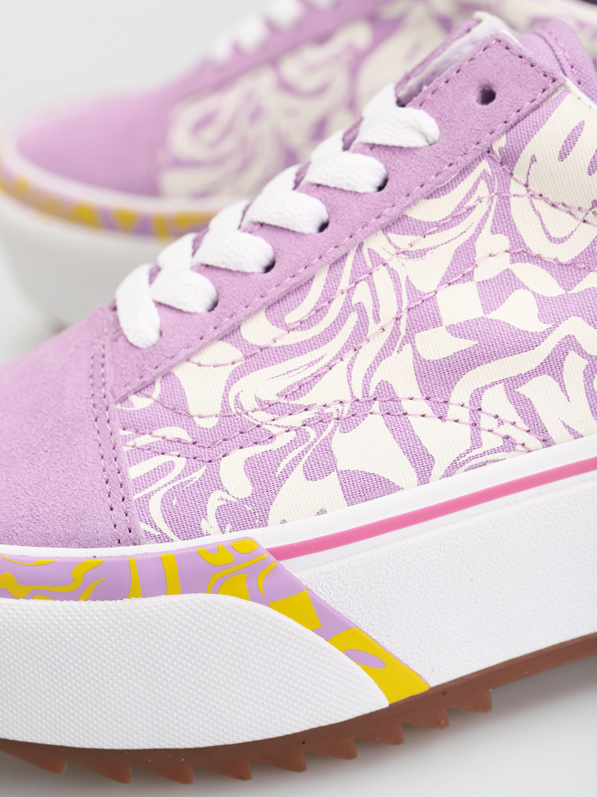 Buty Vans Old Skool Stacked (wavy daze sheer lilac)