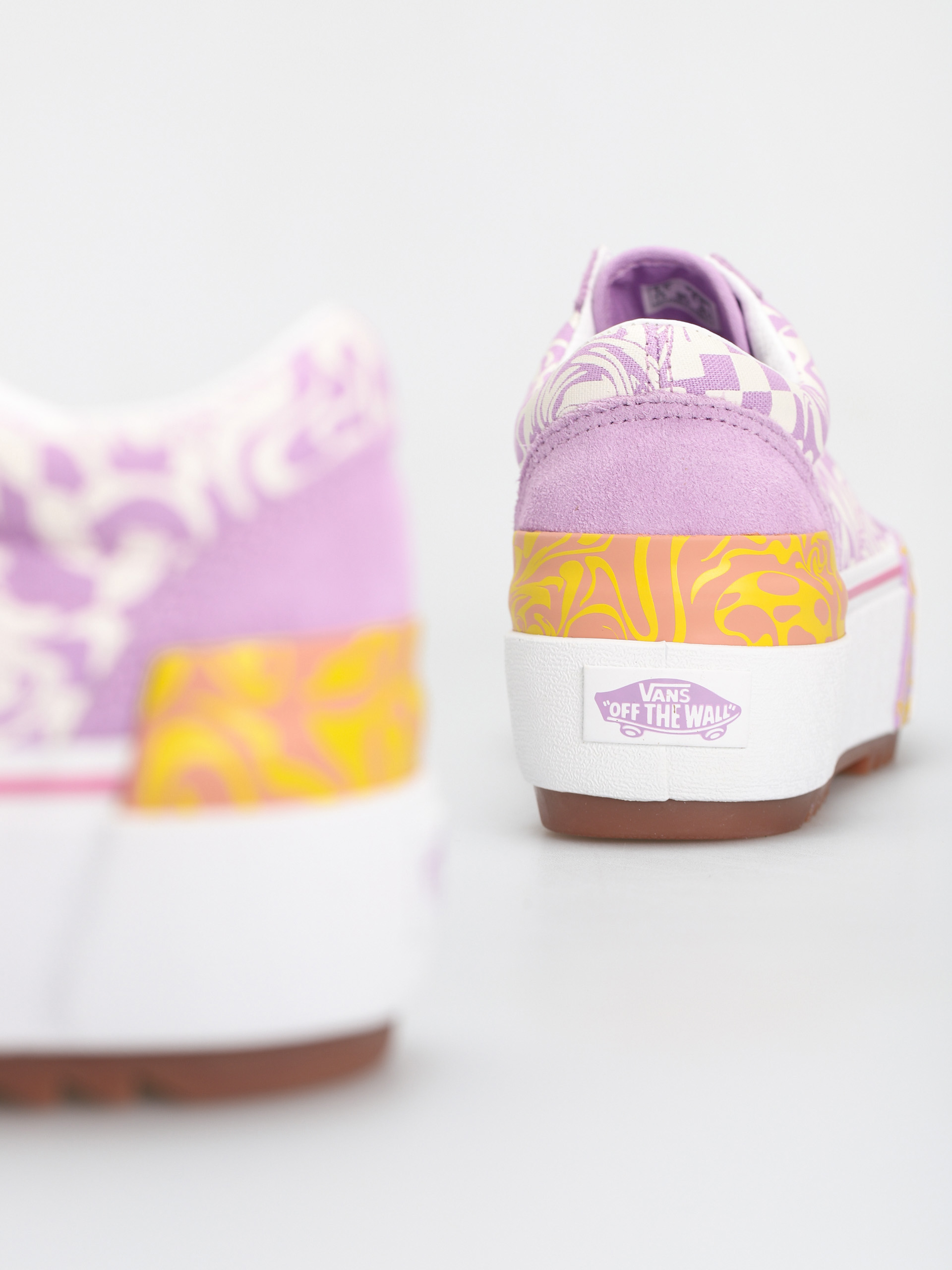 Buty Vans Old Skool Stacked (wavy daze sheer lilac)