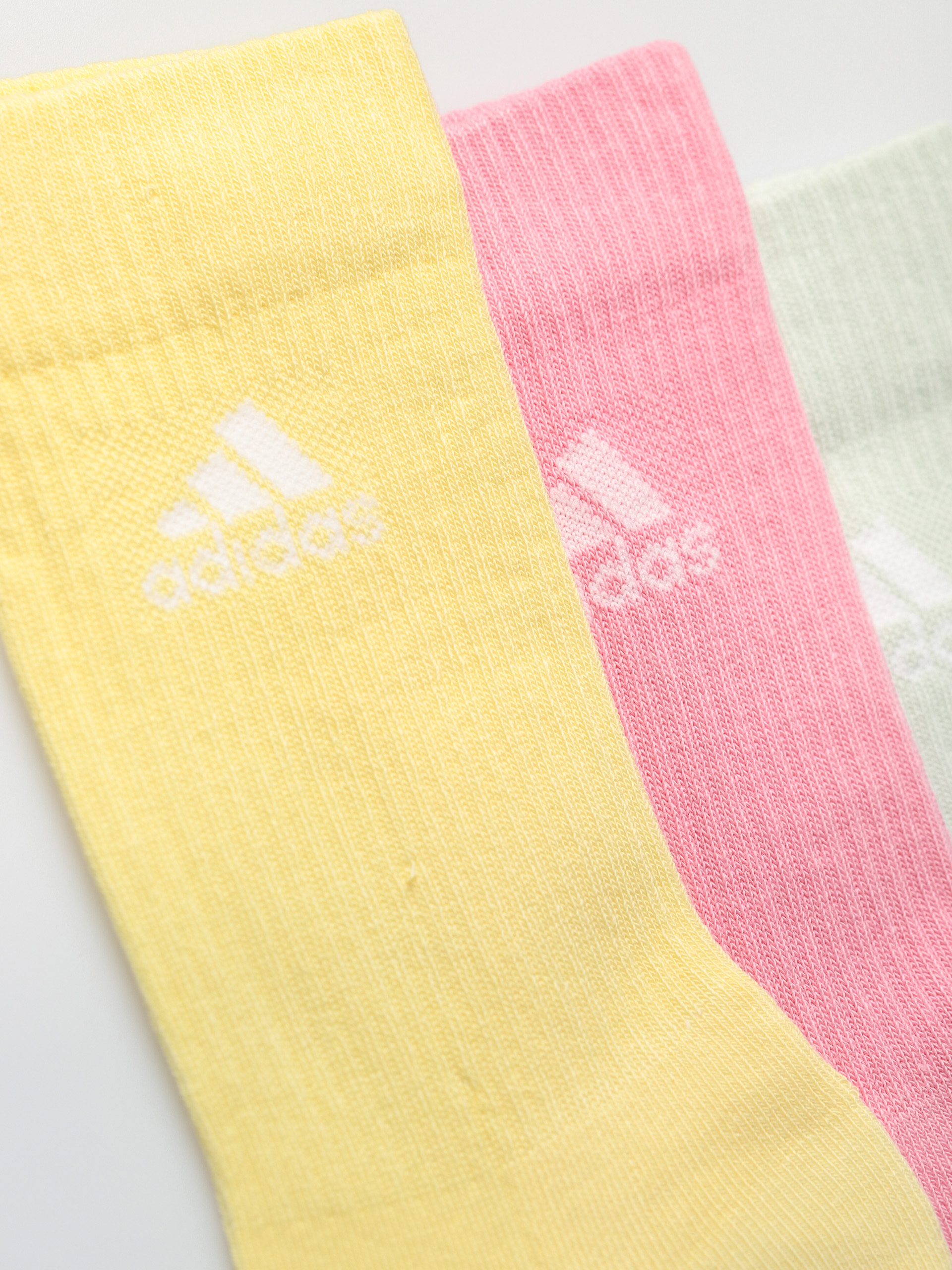 Skarpetki adidas Originals Cush Crew 3PP (lingrn/blipnk/almyel)