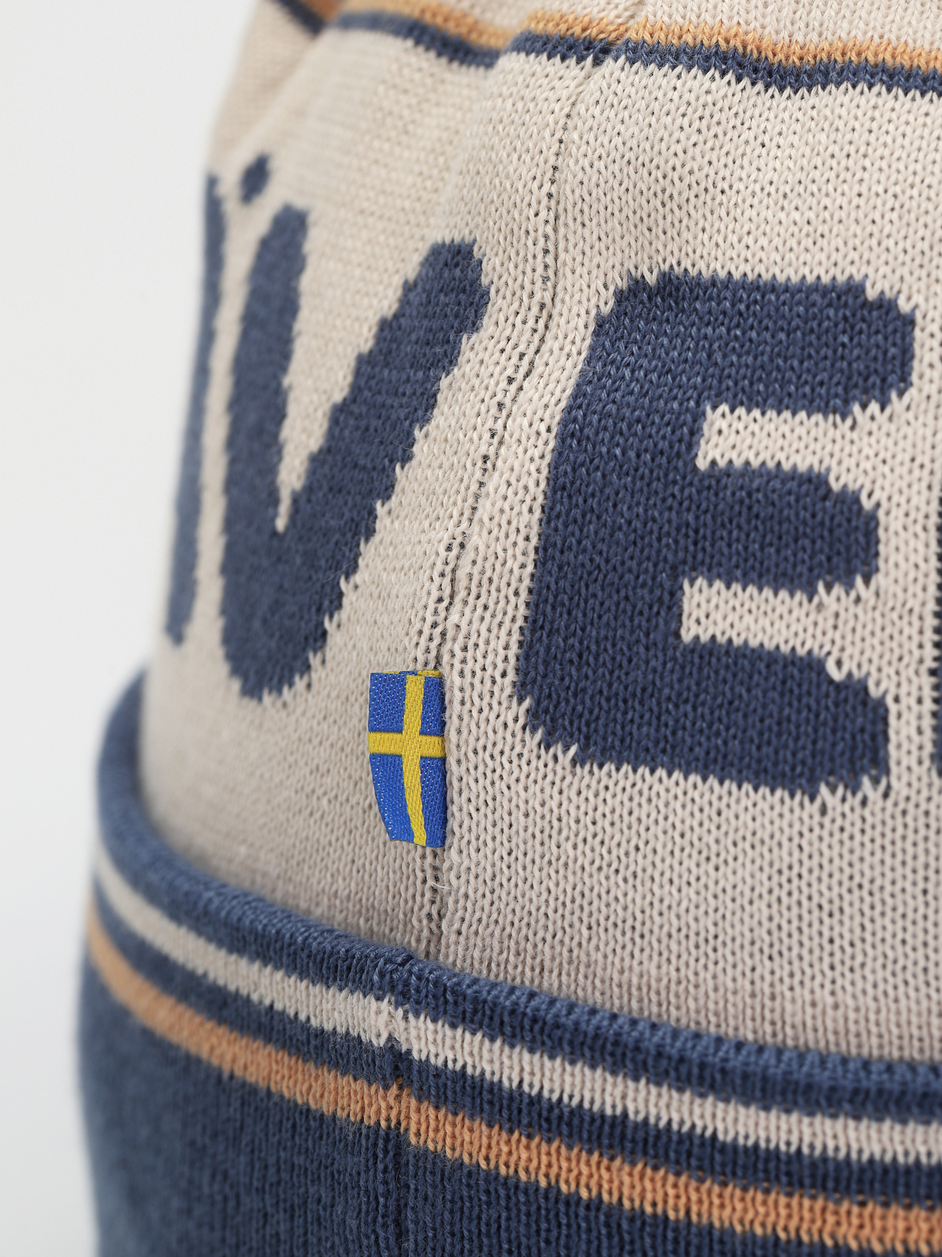 Czapka zimowa Fjallraven Pom Hat (chalk white/indigo blue)