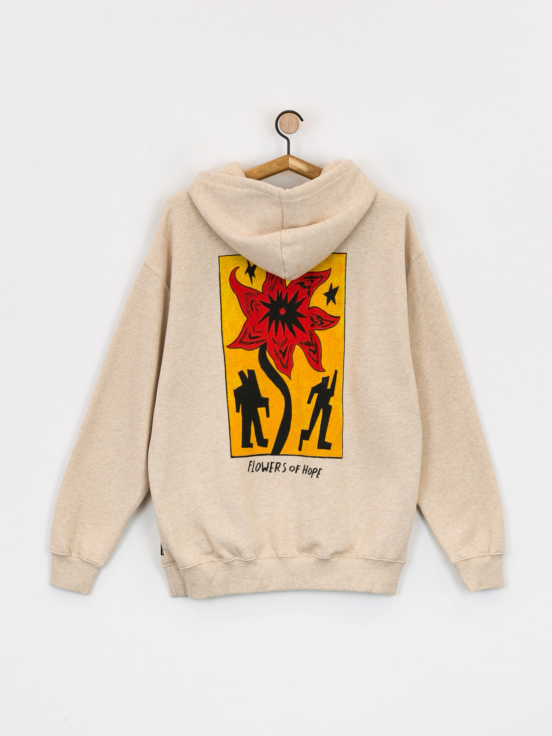 Bluza z kapturem Volcom Fa Bob Mollema HD (whitecap grey)