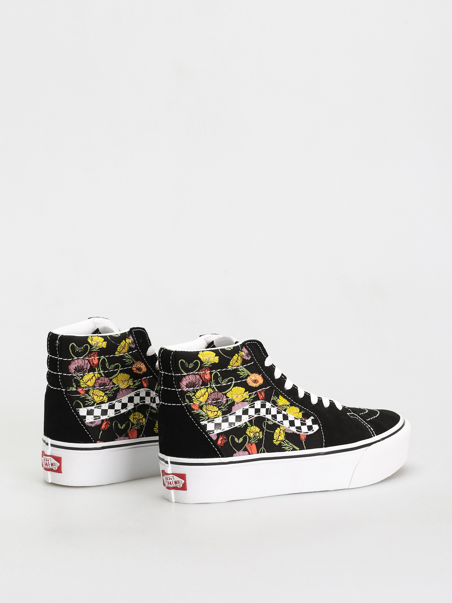 Buty Vans Sk8 Hi Platform 2.0 (poppy checkerboard black/multi)