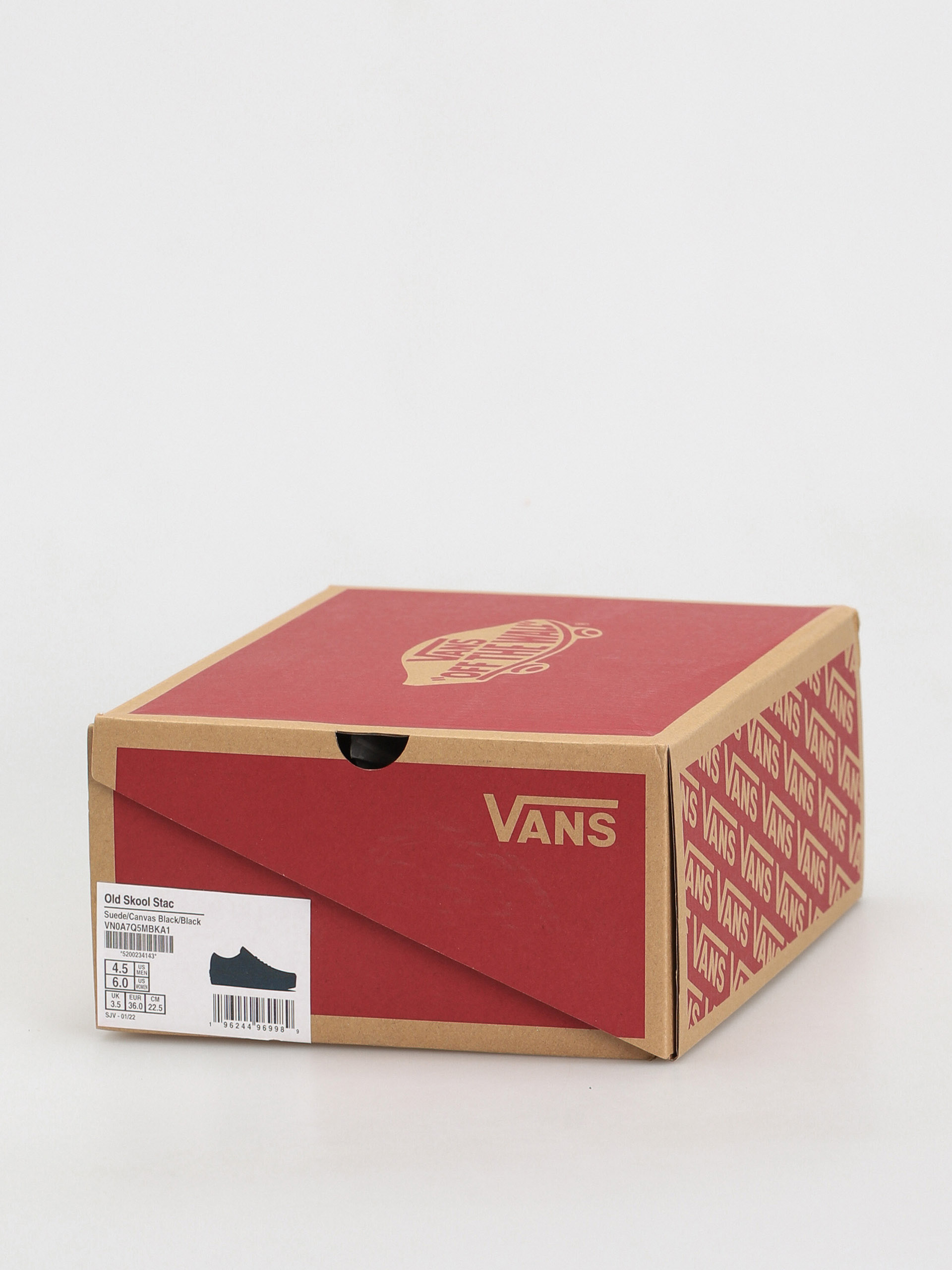 Buty Vans Old Skool Stackform (suede/canvas black/black)