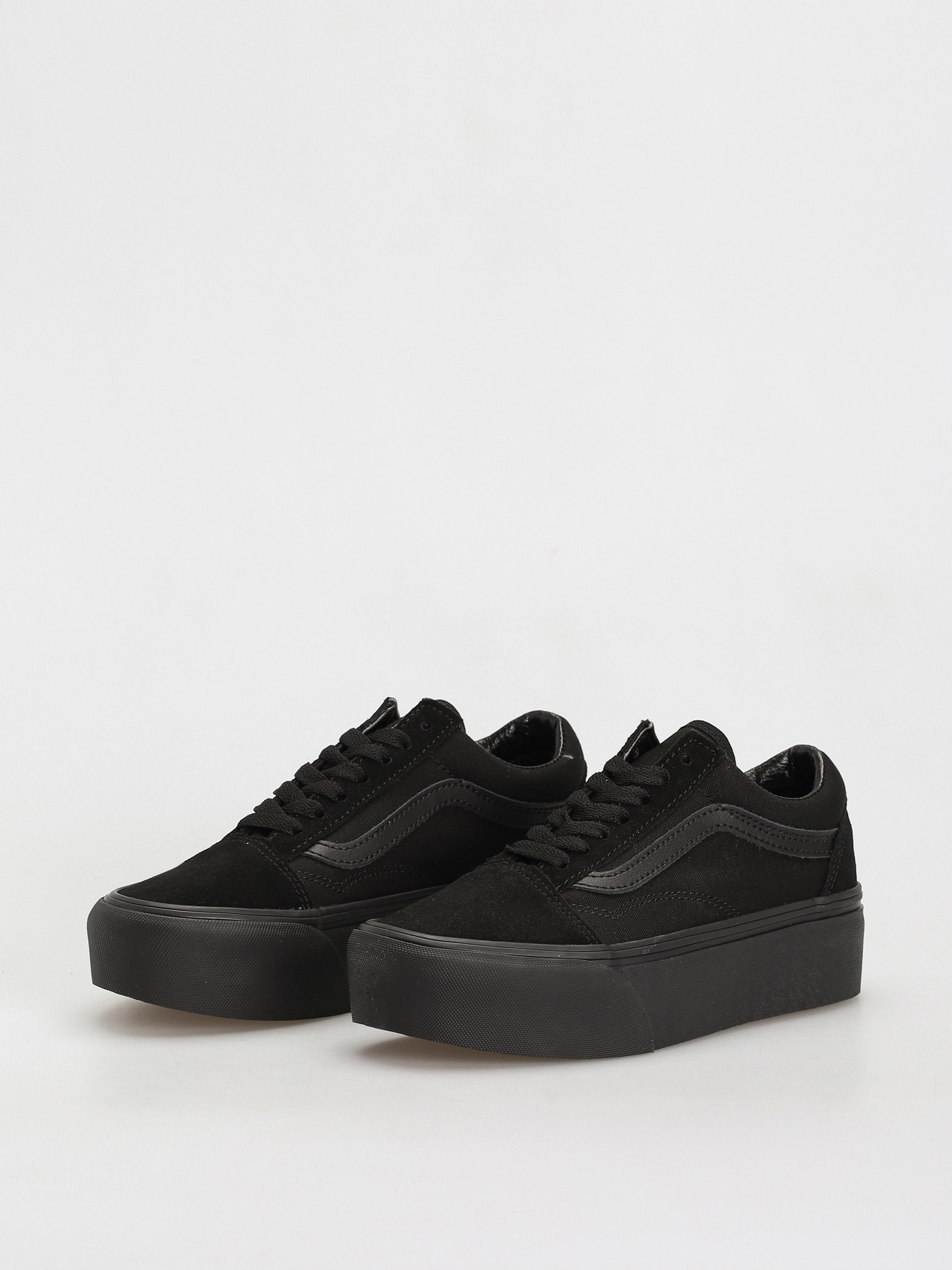 Buty Vans Old Skool Stackform (suede/canvas black/black)