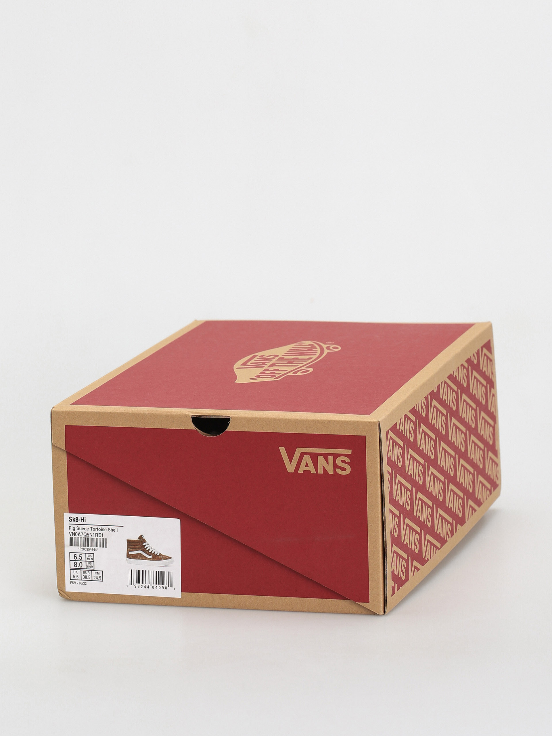 Buty Vans Sk8 Hi (pig suede tortoise shell)
