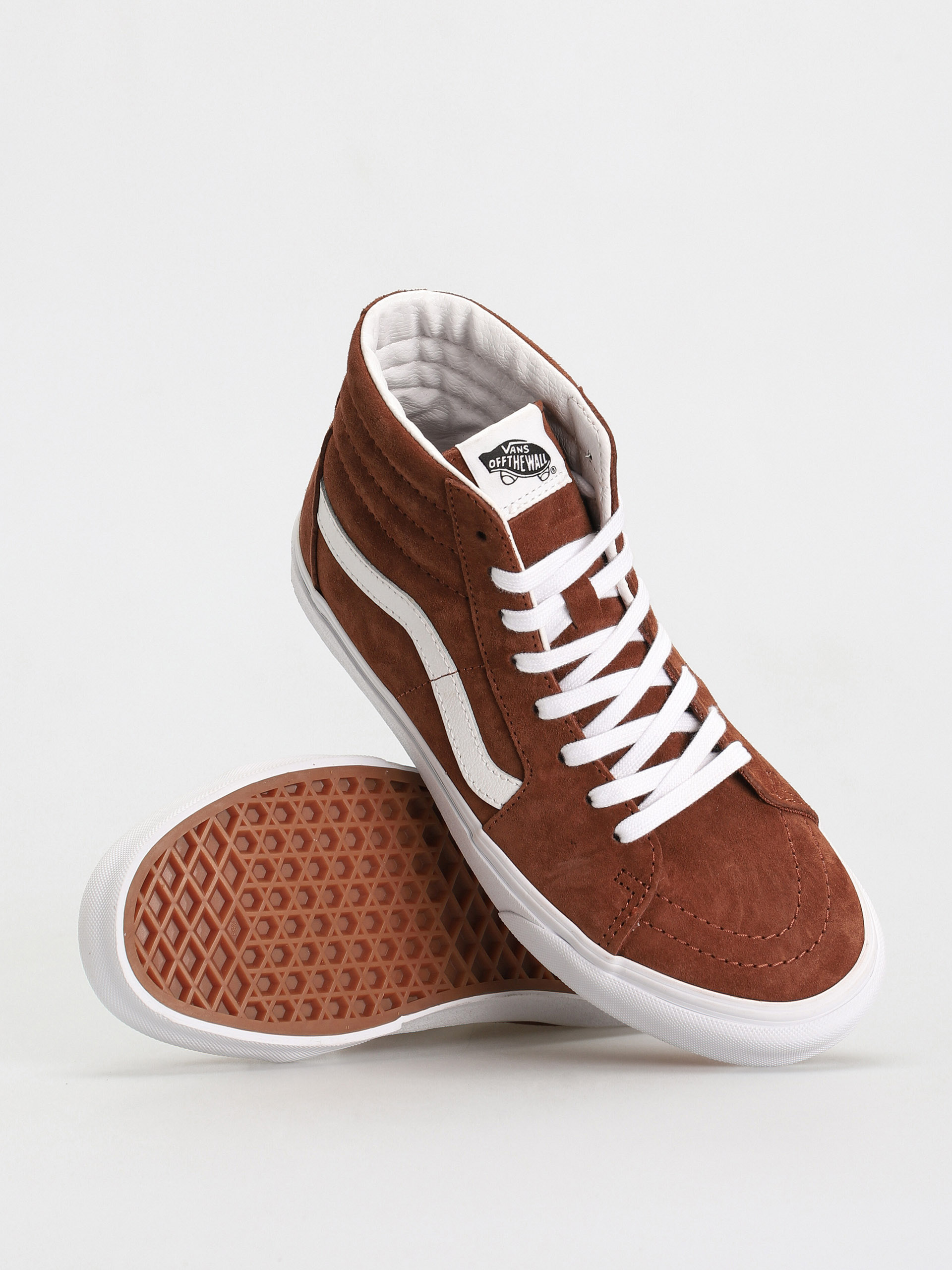 Buty Vans Sk8 Hi (pig suede tortoise shell)