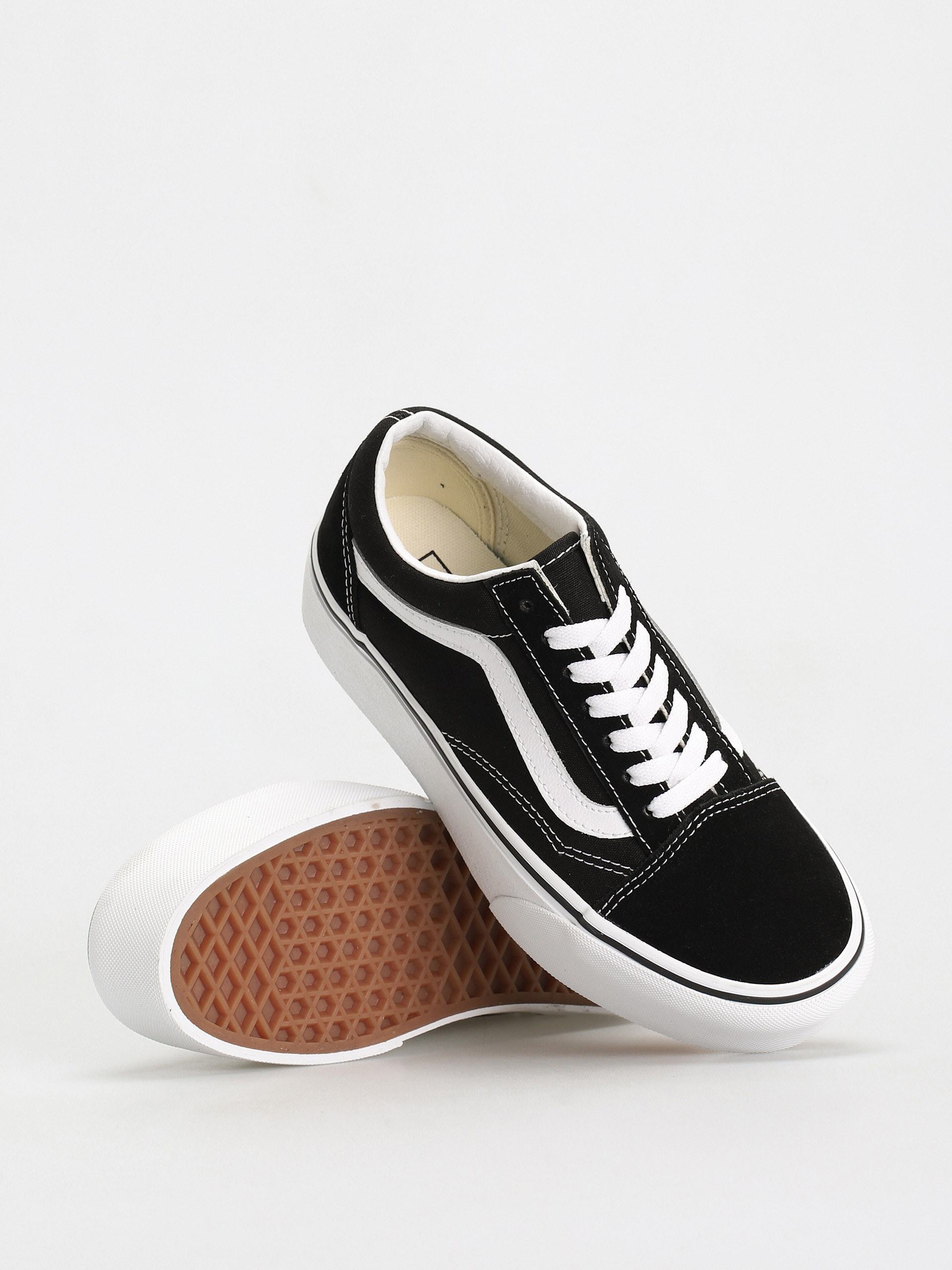 Buty Vans Old Skool Stackform (suede/canvas black/true white)