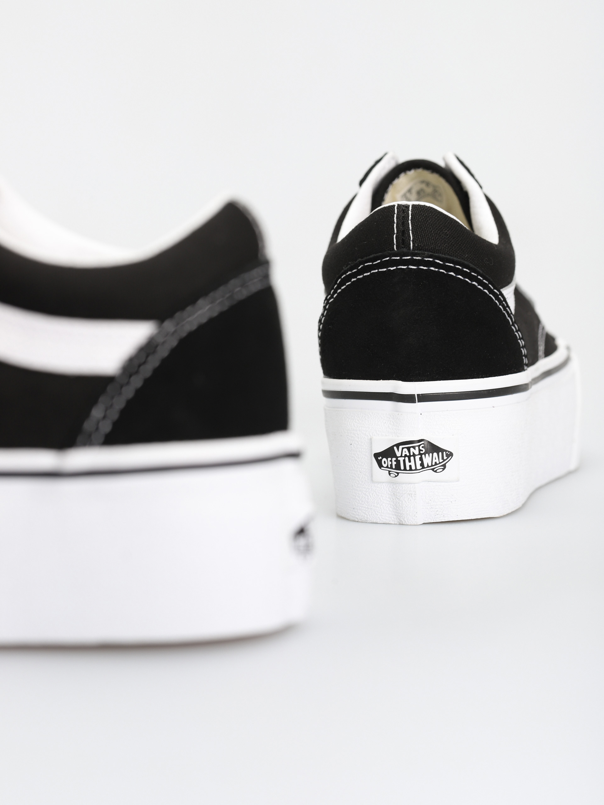 Buty Vans Old Skool Stackform (suede/canvas black/true white)
