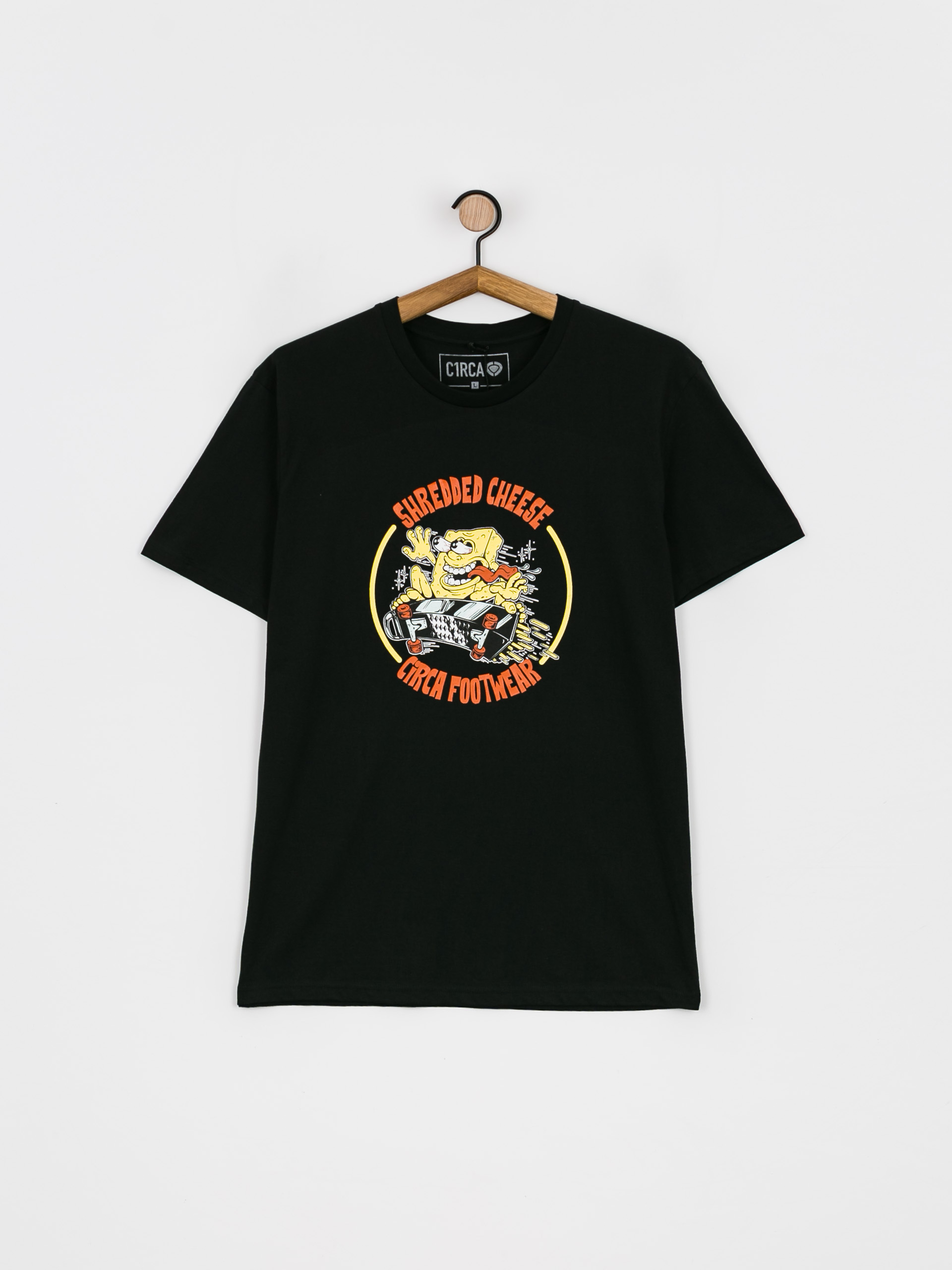 T-shirt Circa Shredded Cheese (black)