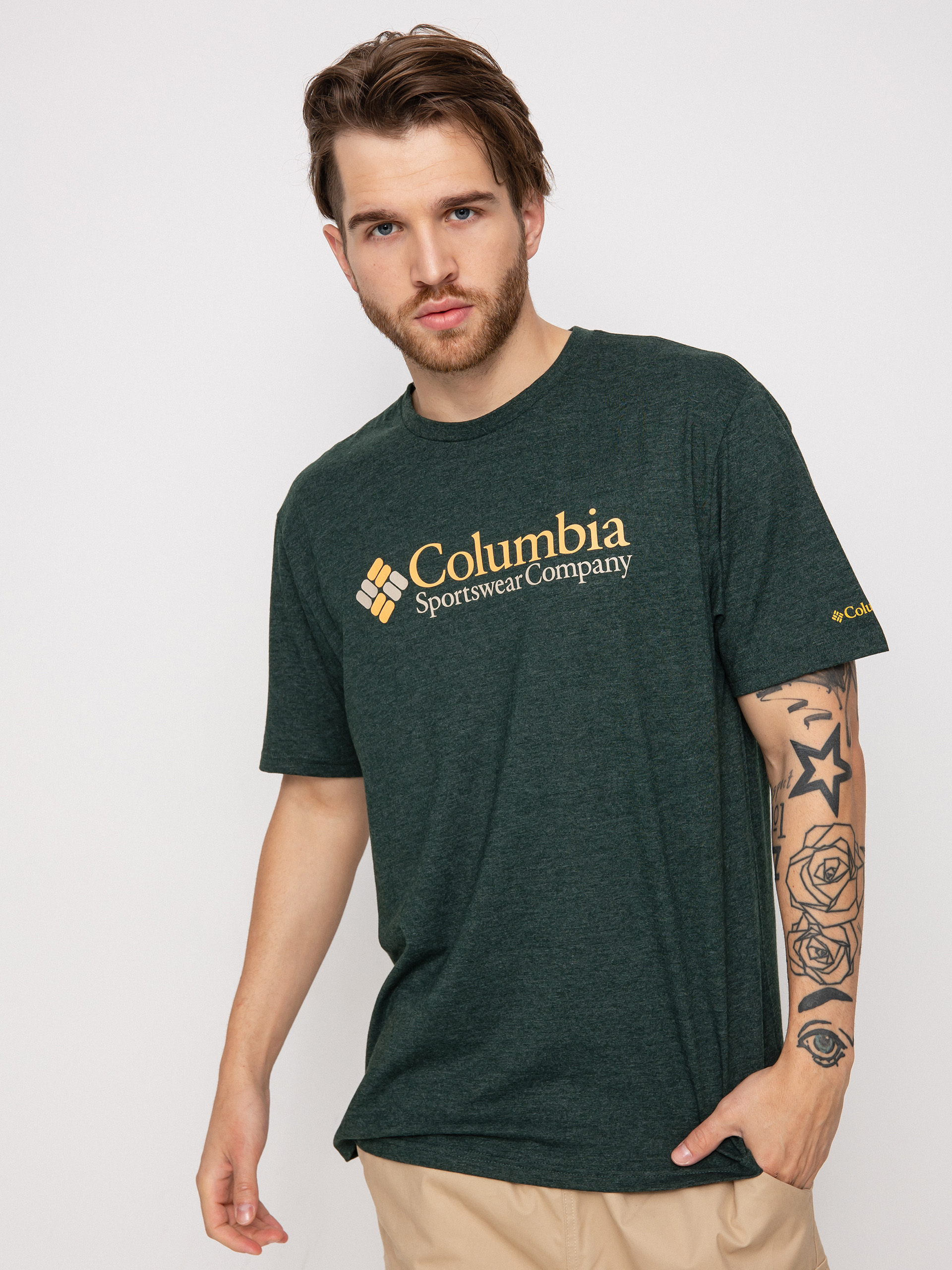 T-shirt Columbia CSC Basic Logo (spruce heather)