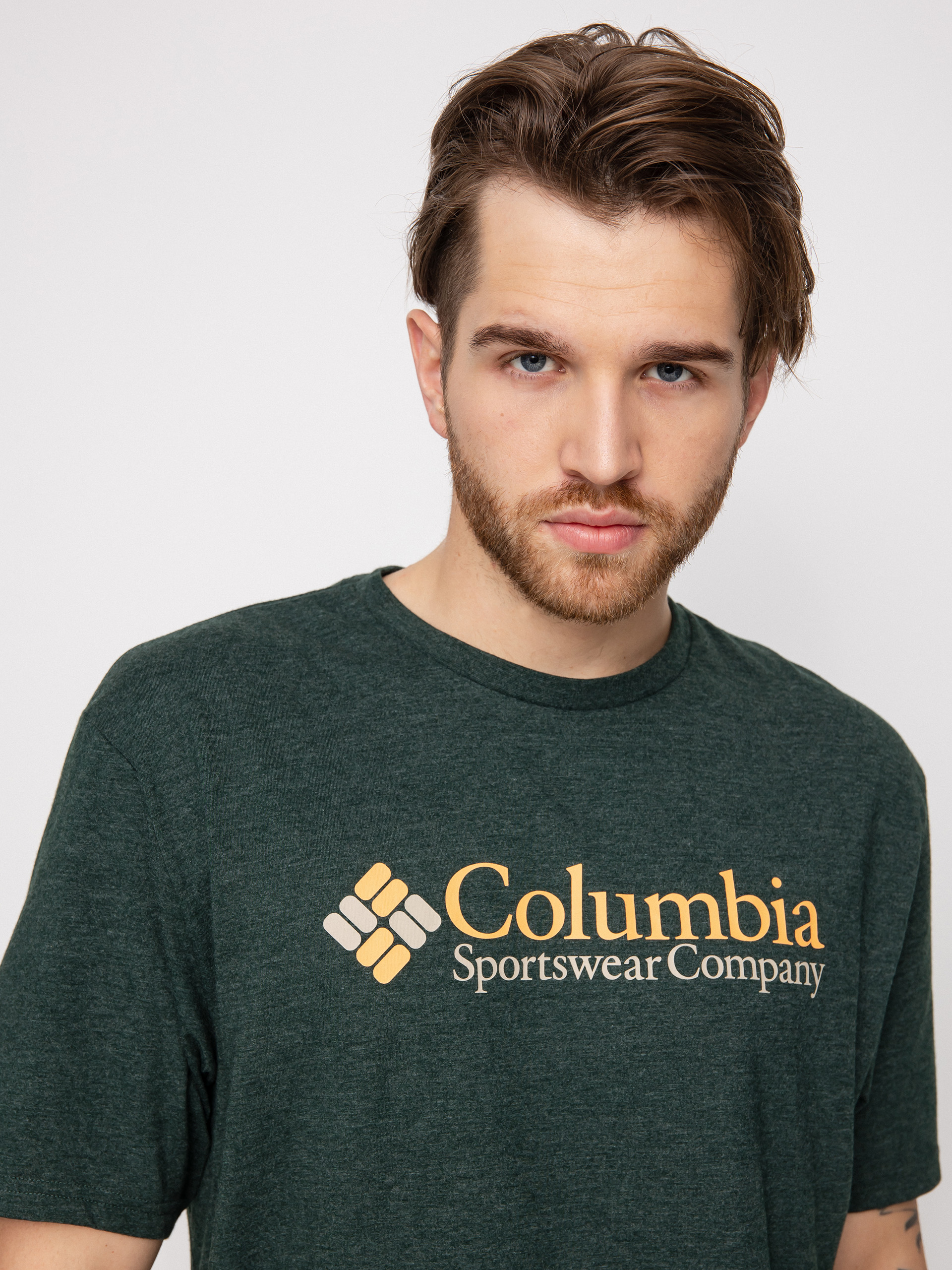 T-shirt Columbia CSC Basic Logo (spruce heather)