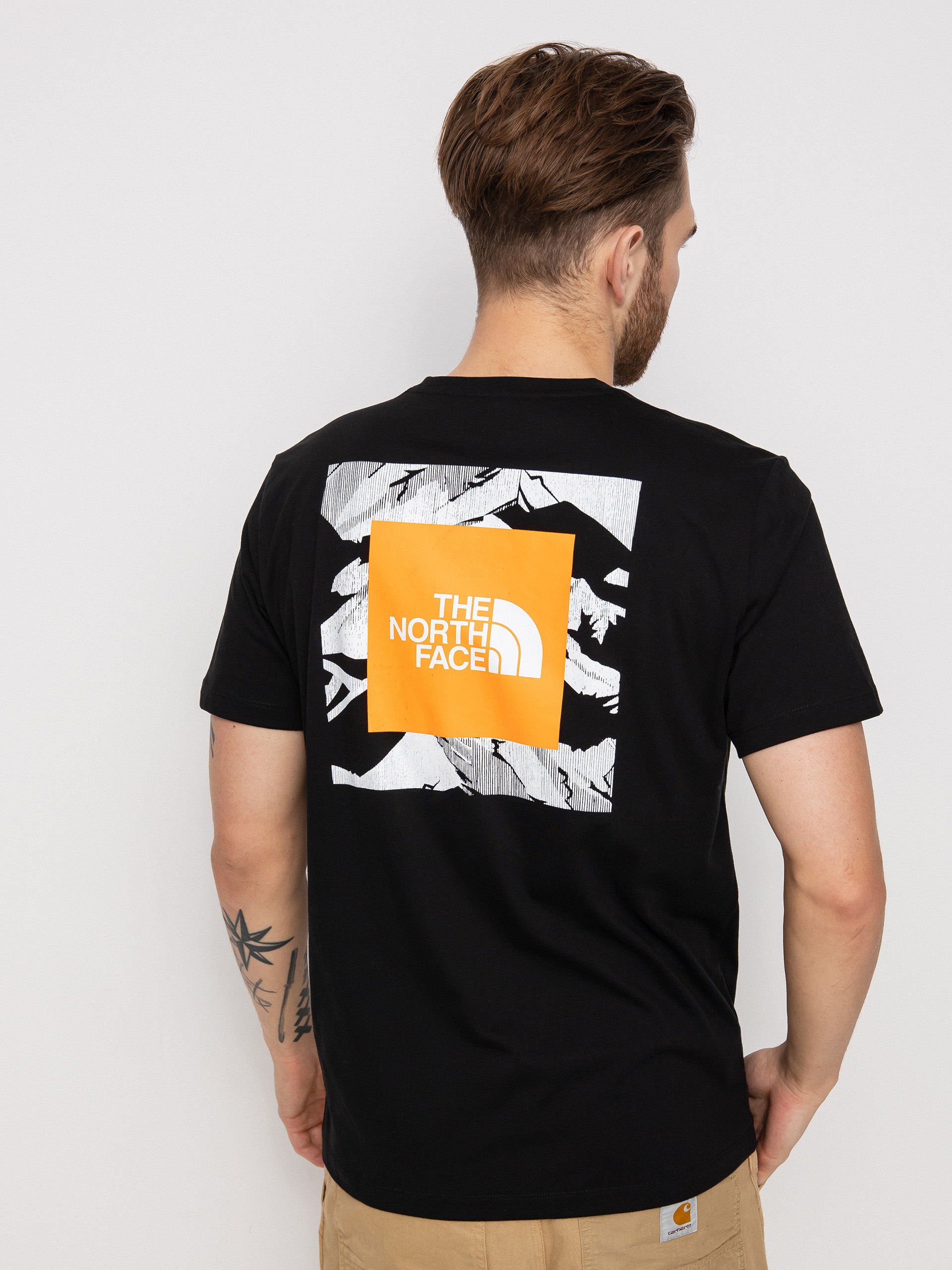 T-shirt The North Face Foundation Graphic (tnf black/cone orange)