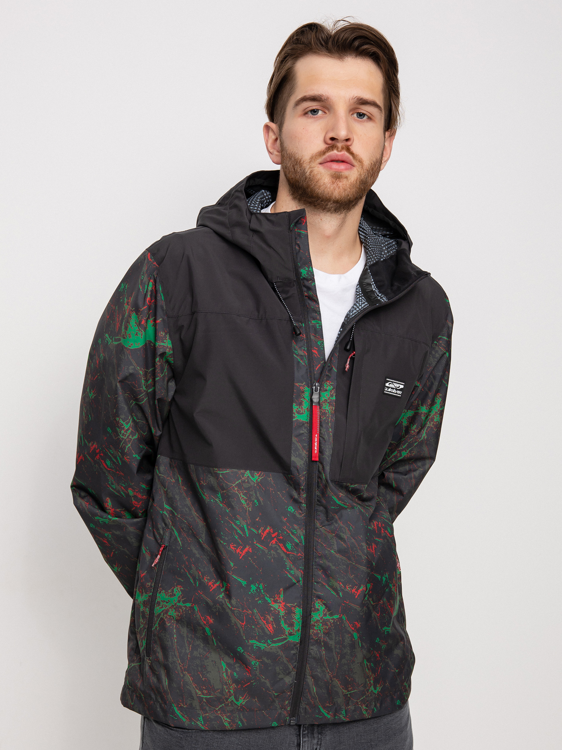 Kurtka Quiksilver Lizard Heads (rock face phantom)