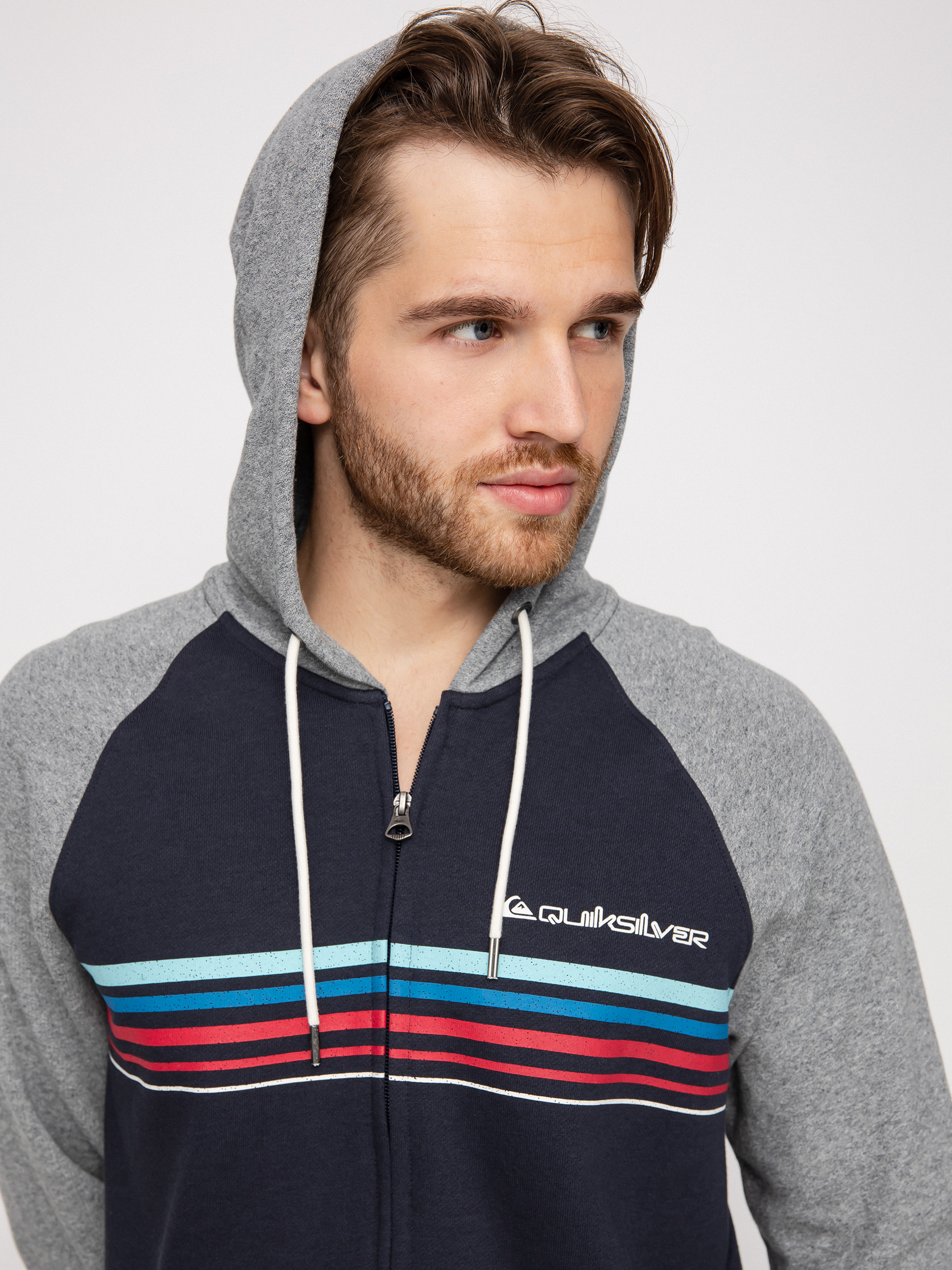 Bluza z kapturem Quiksilver Essentials Raglan ZHD (navy blazer)