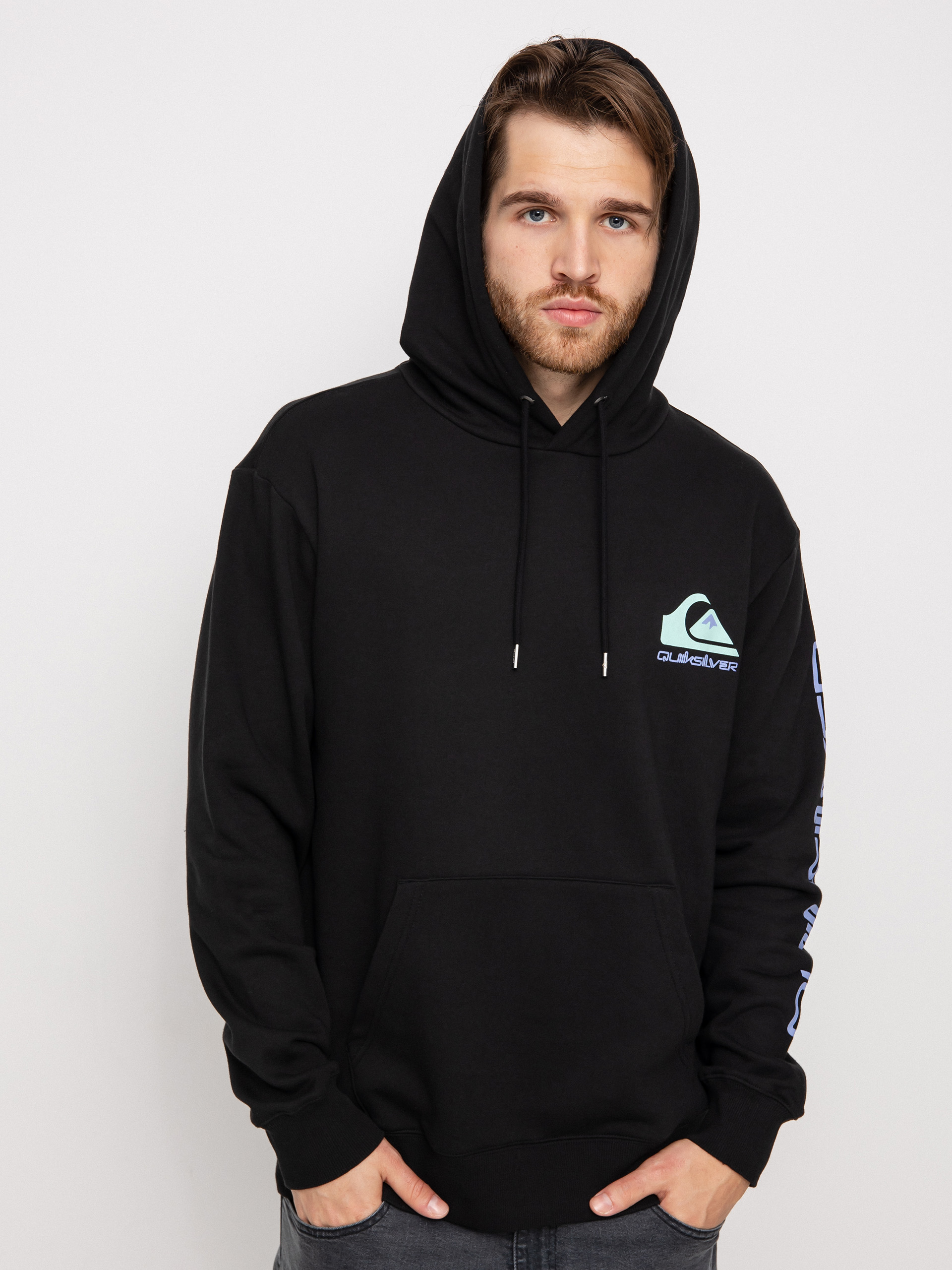 Bluza z kapturem Quiksilver Omni Logo HD (black)
