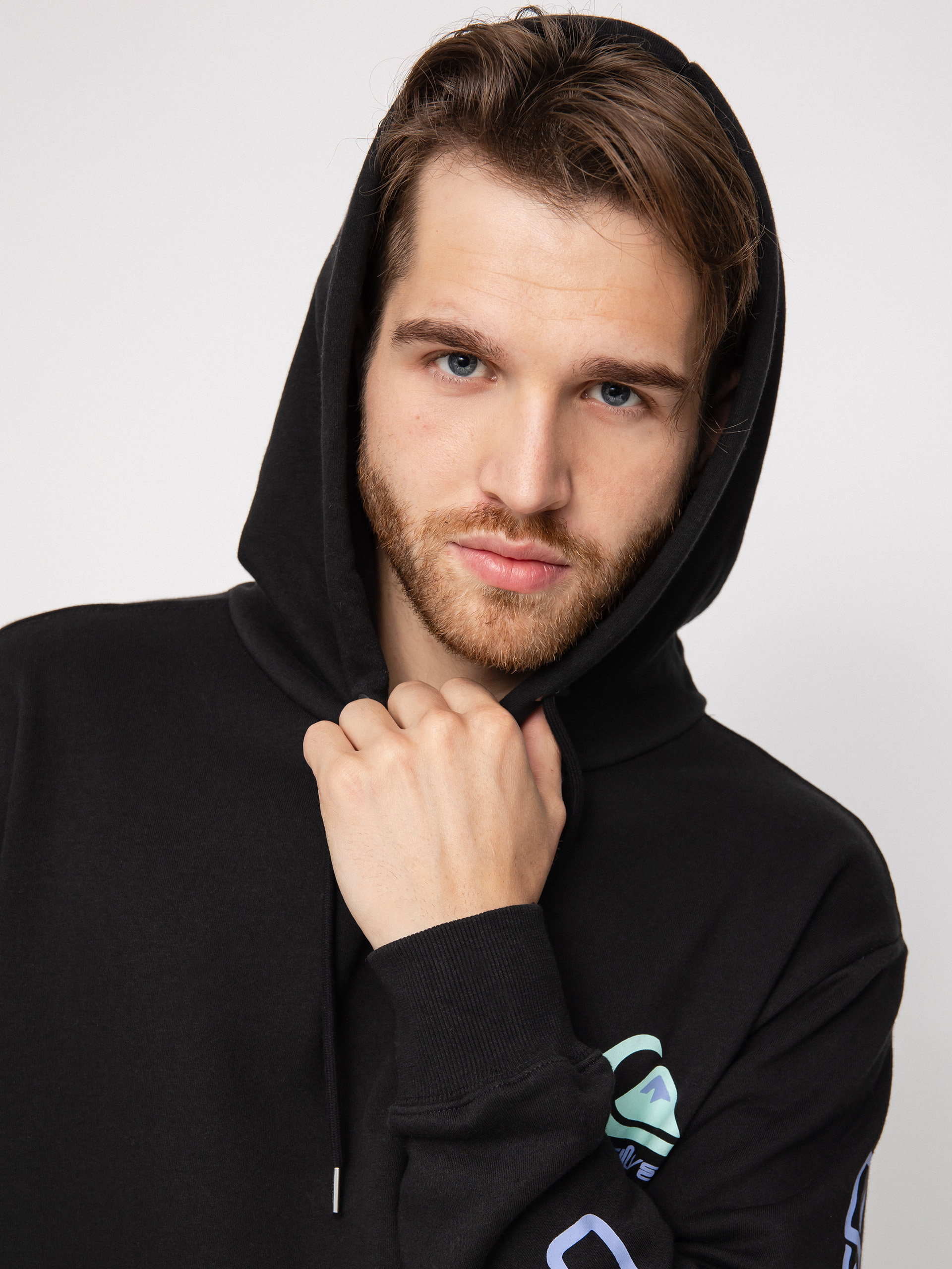 Bluza z kapturem Quiksilver Omni Logo HD (black)