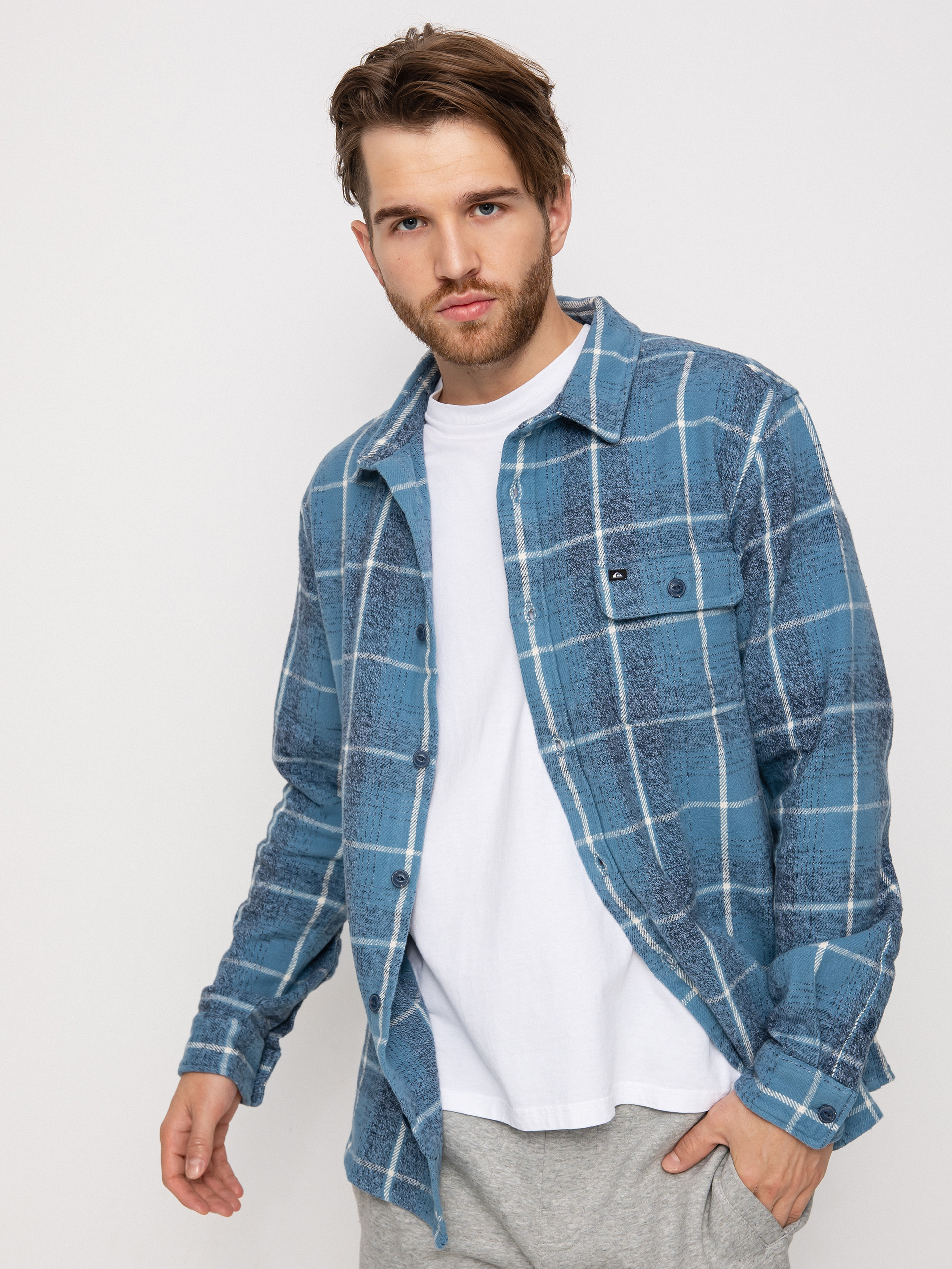Koszula Quiksilver Carnbee (insignia blue)