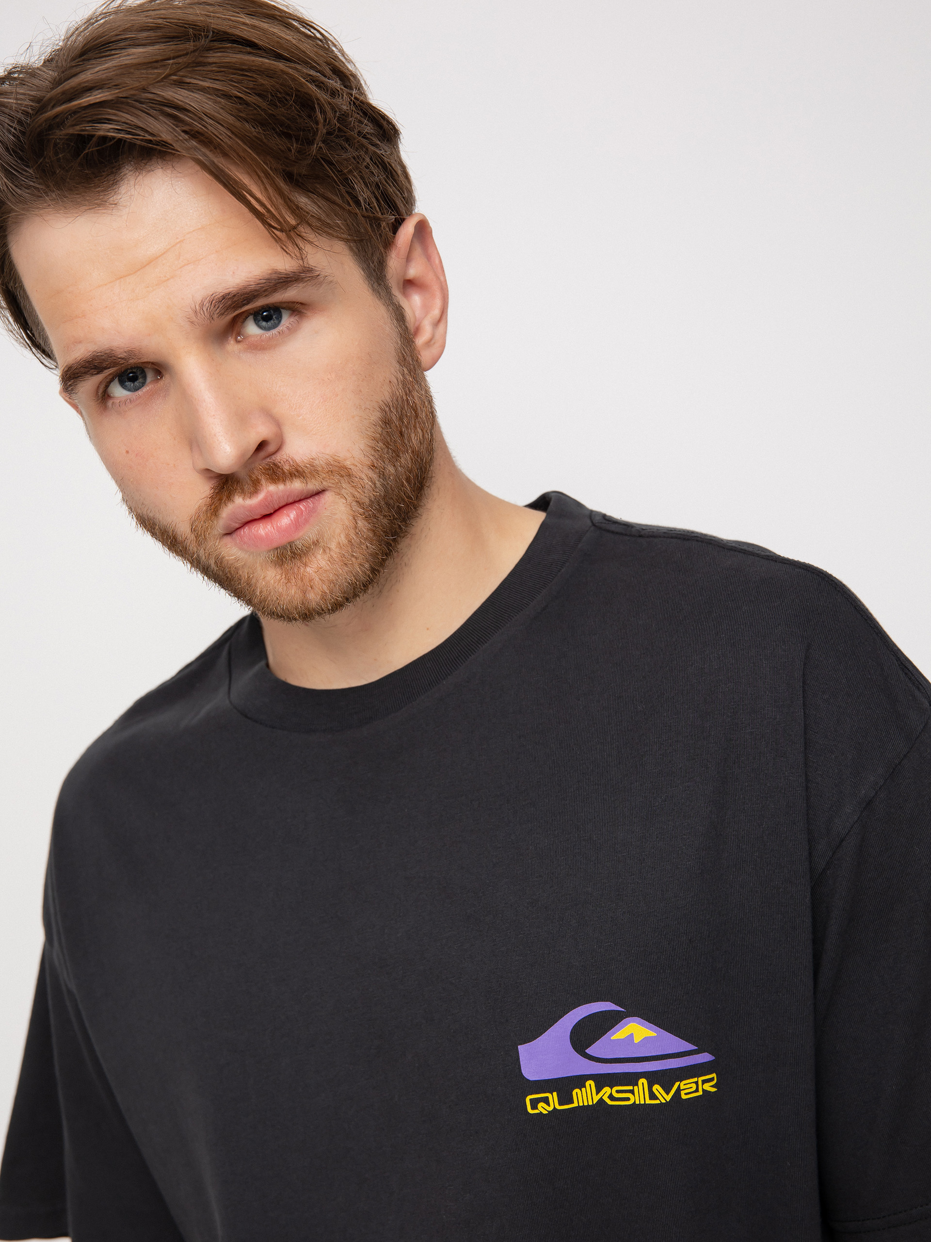 T-shirt Quiksilver Psychedelic Salt (black)