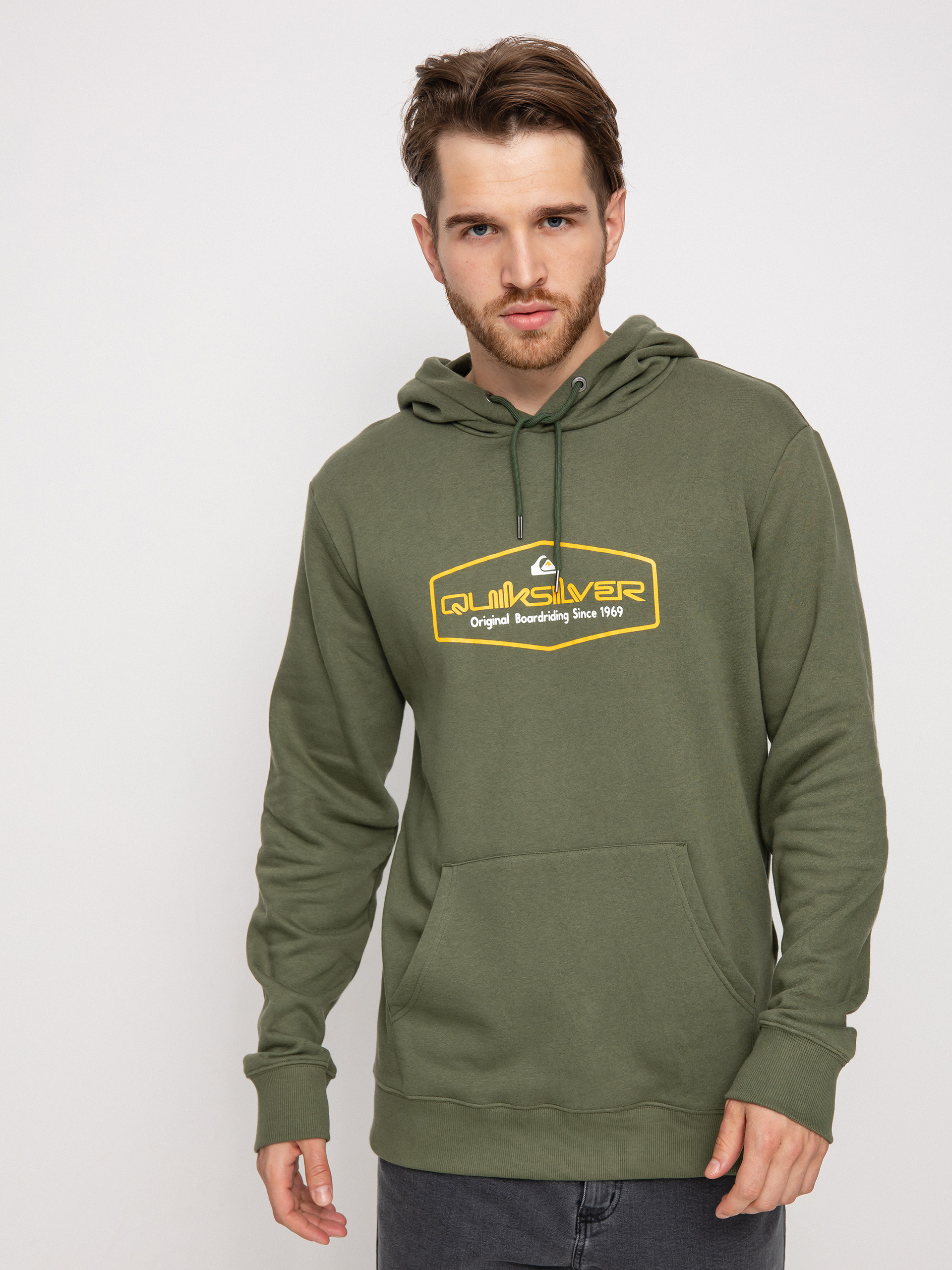 Bluza z kapturem Quiksilver Omni Lockup HD (thyme)