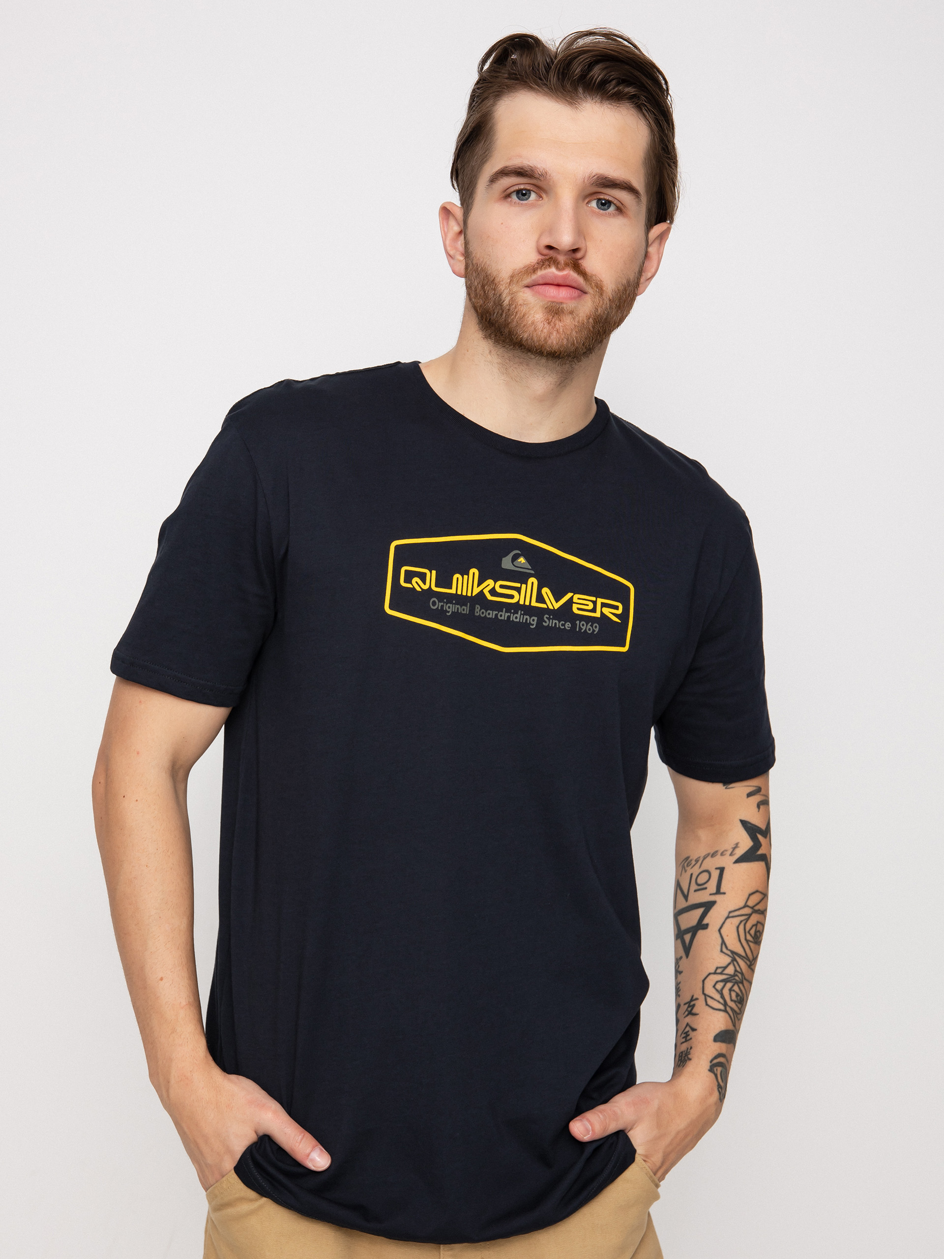 T-shirt Quiksilver Omni Lockup (black)