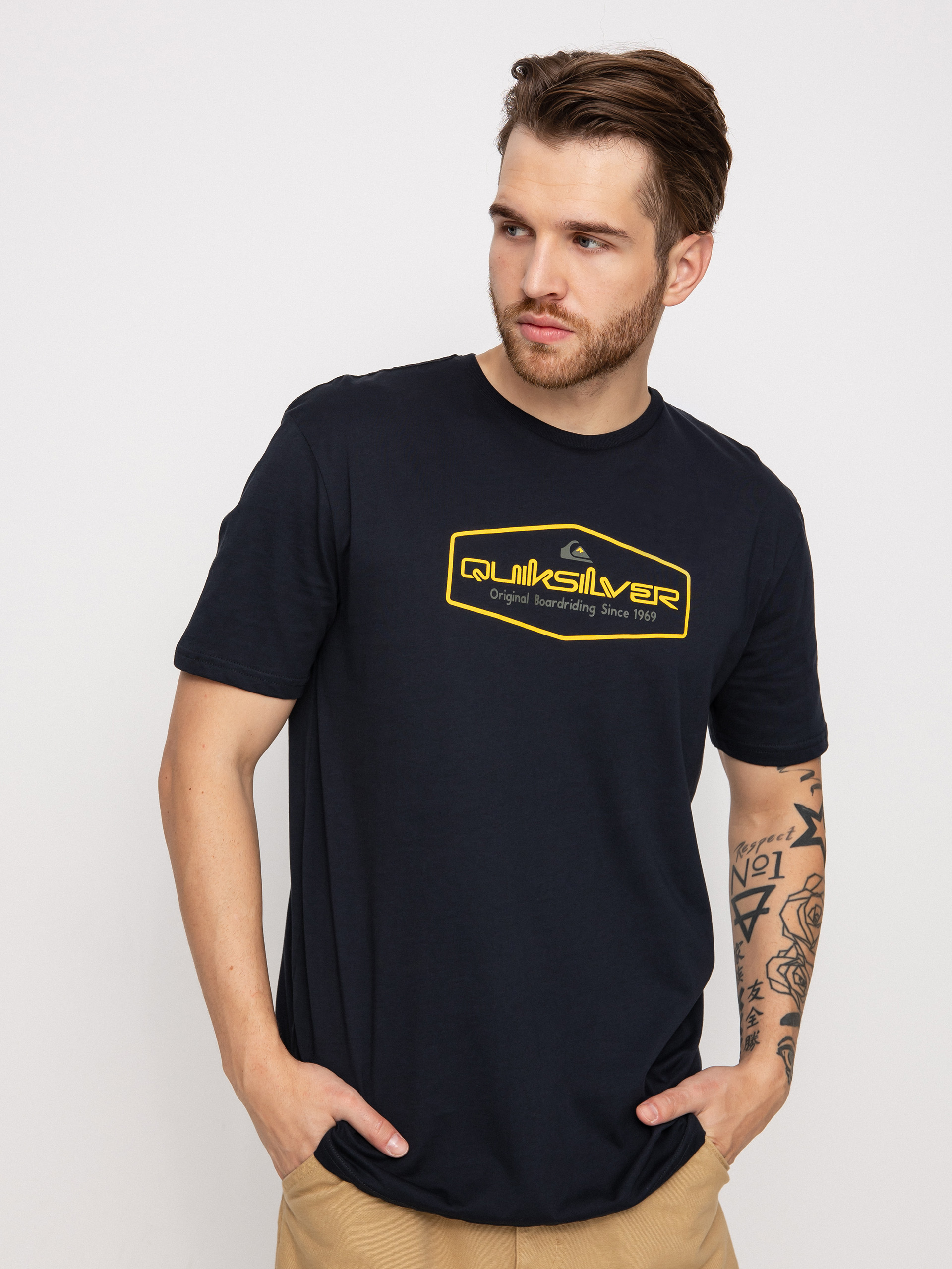T-shirt Quiksilver Omni Lockup (black)