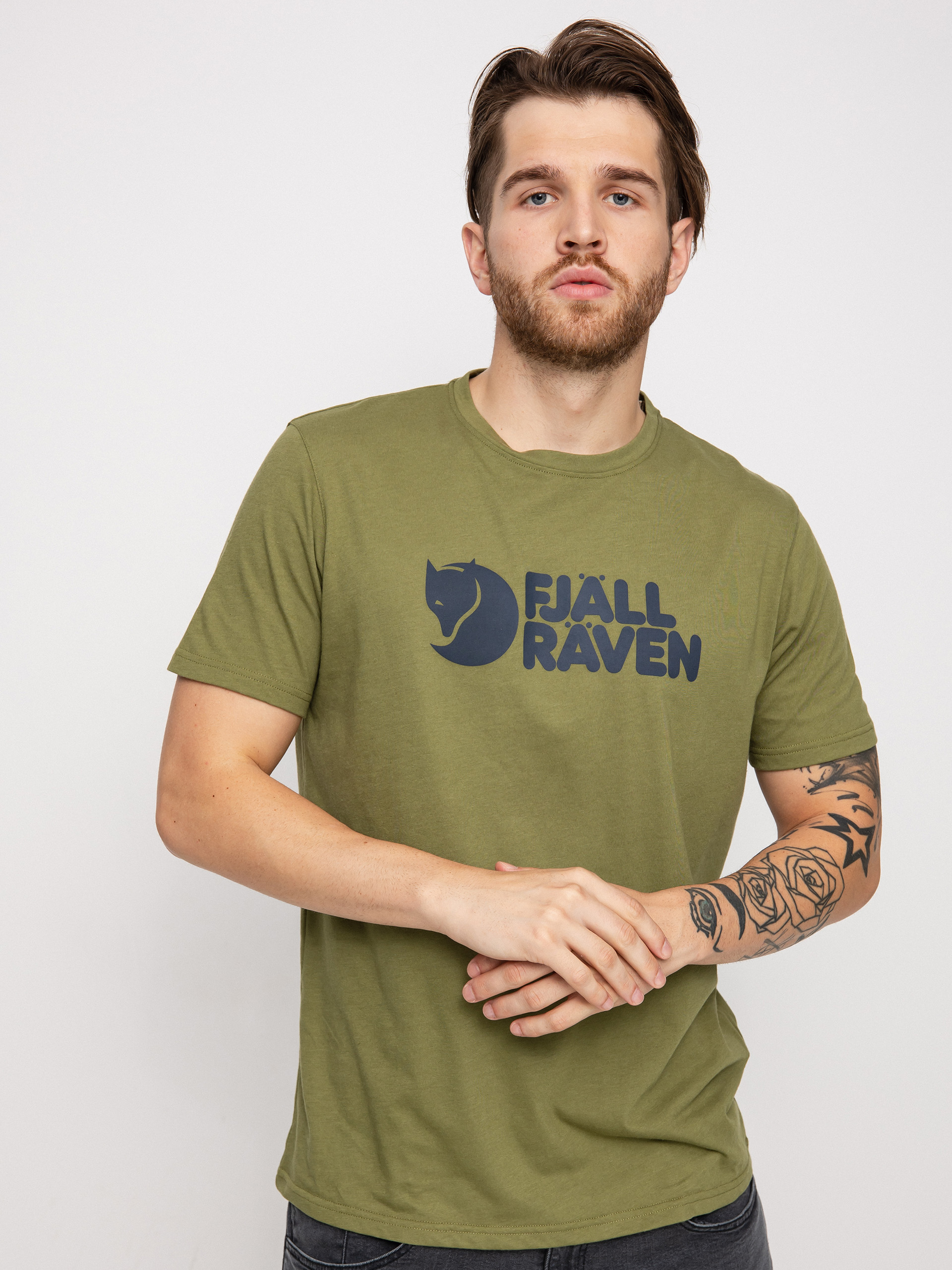 T-shirt Fjallraven Logo (caper green)