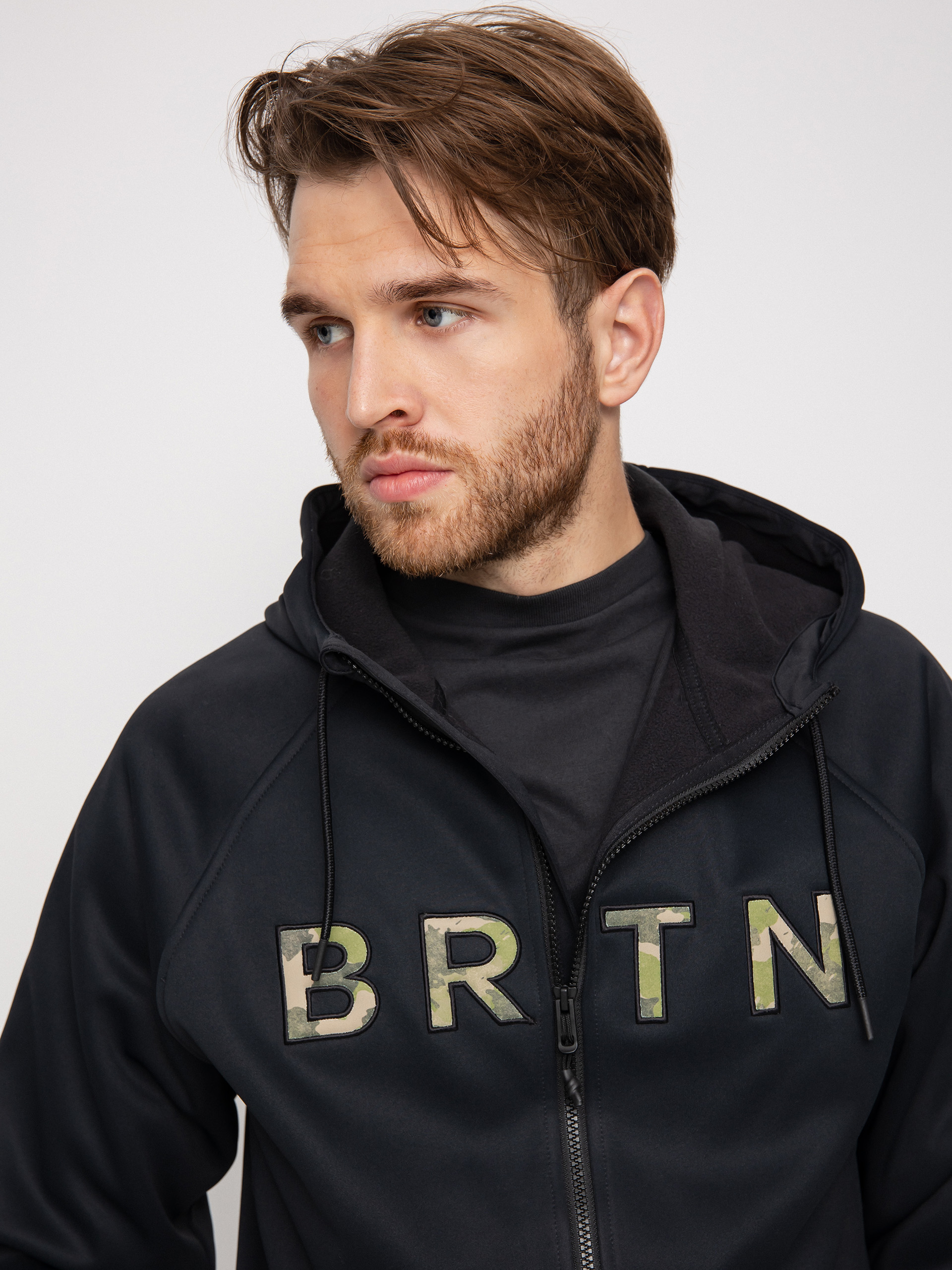 Męska Bluza aktywna Burton Crown Weatherproof ZHD (true black)