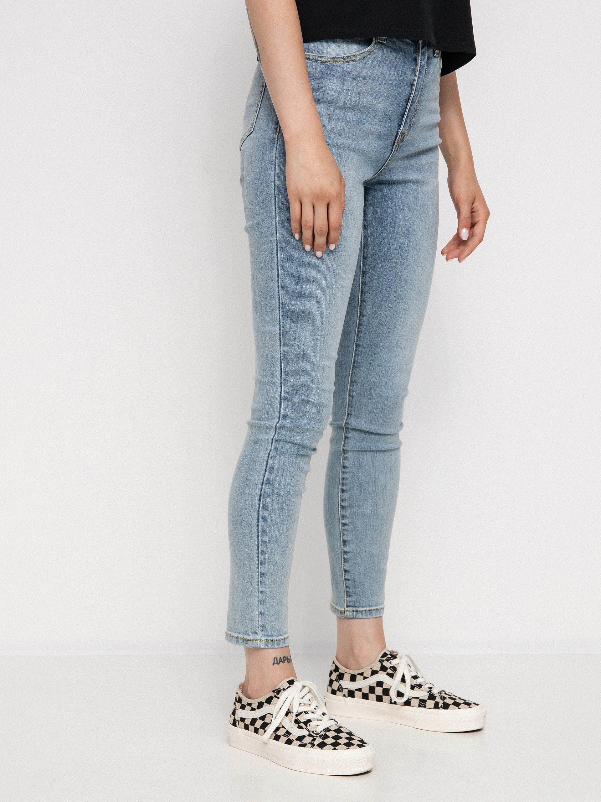 Spodnie Volcom Liberator High Rise Wmn (retro blue)