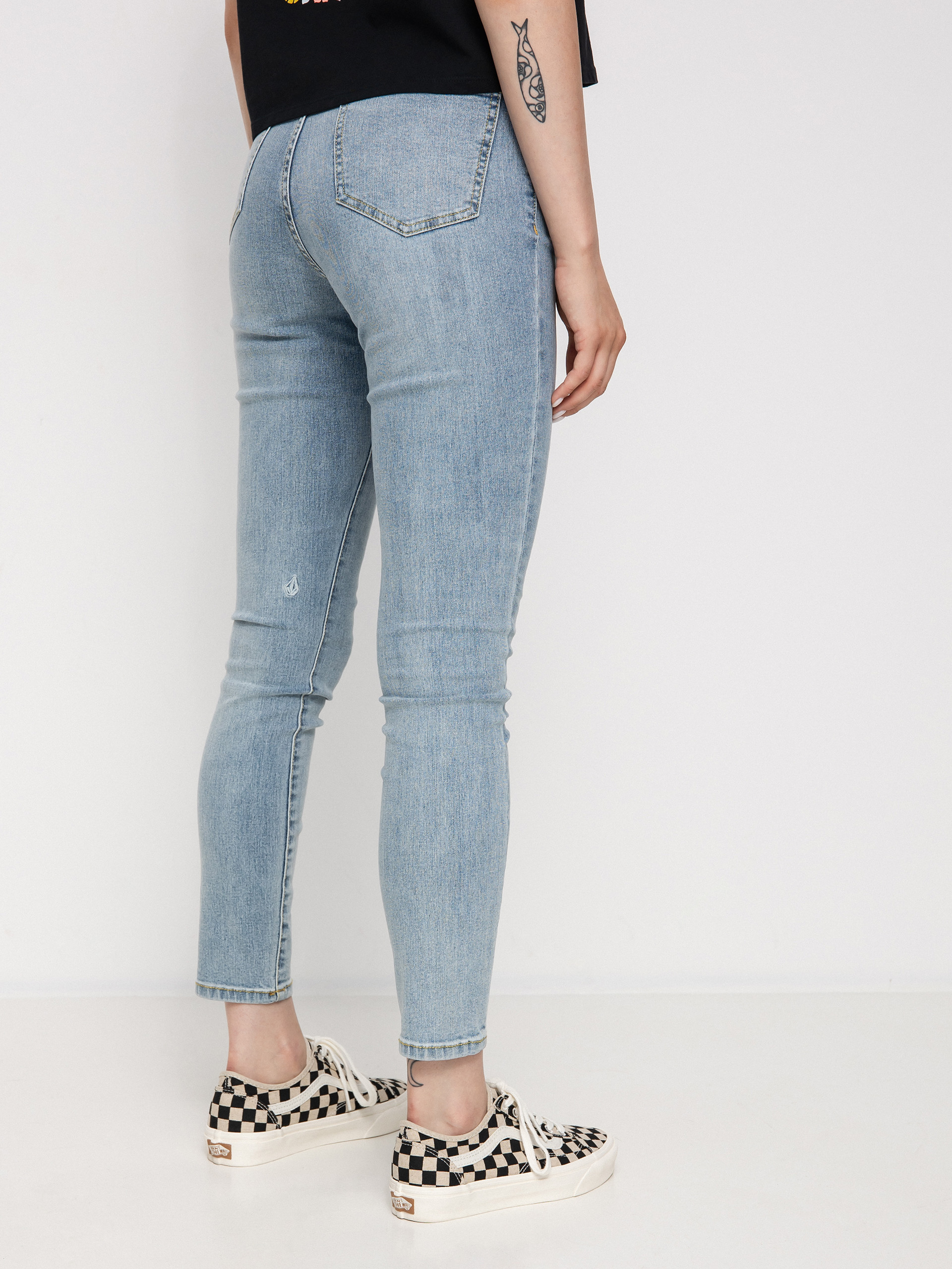 Spodnie Volcom Liberator High Rise Wmn (retro blue)