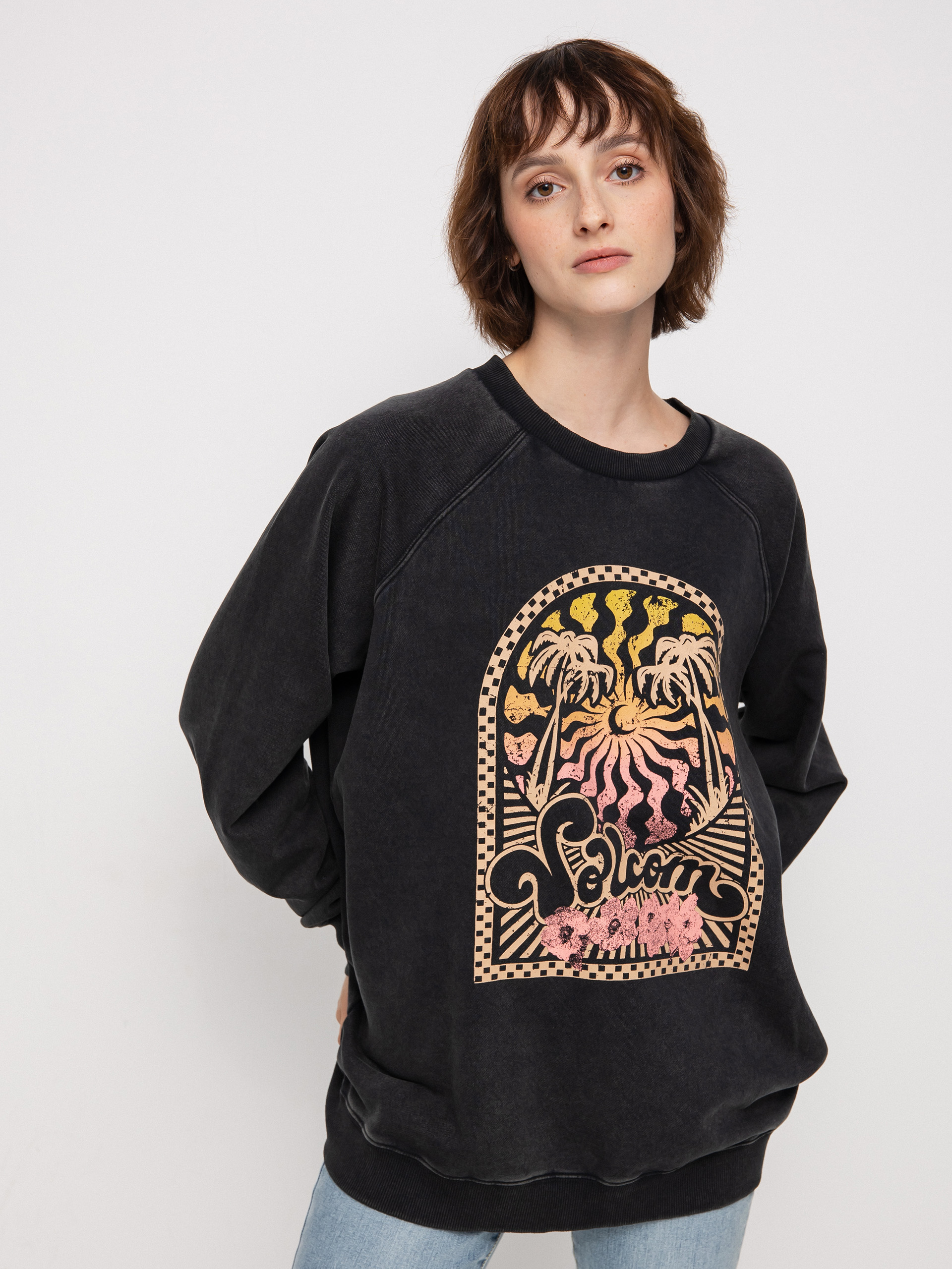 Bluza Volcom Stone Magic Bf Crew Wmn (black)
