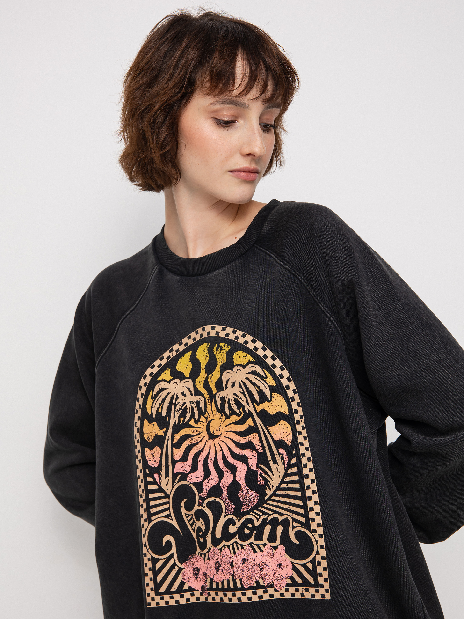 Bluza Volcom Stone Magic Bf Crew Wmn (black)