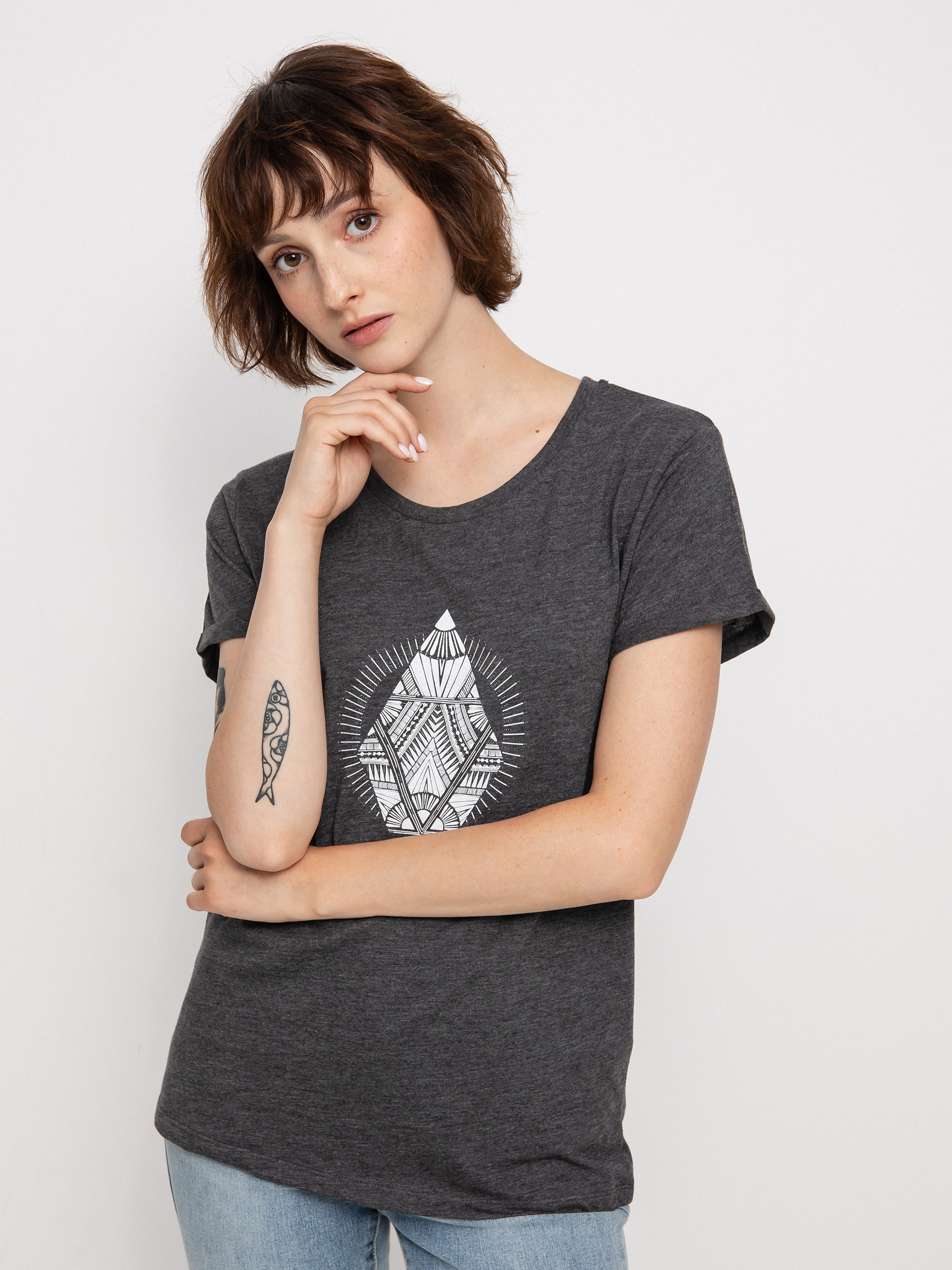 T-shirt Volcom Radical Daze Wmn (charcoal)