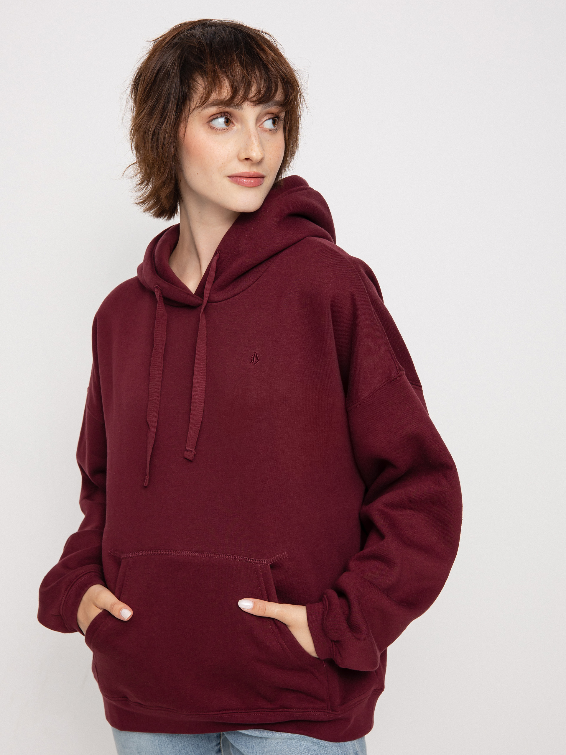 Bluza Volcom Stone Heart II Wmn (burgundy)