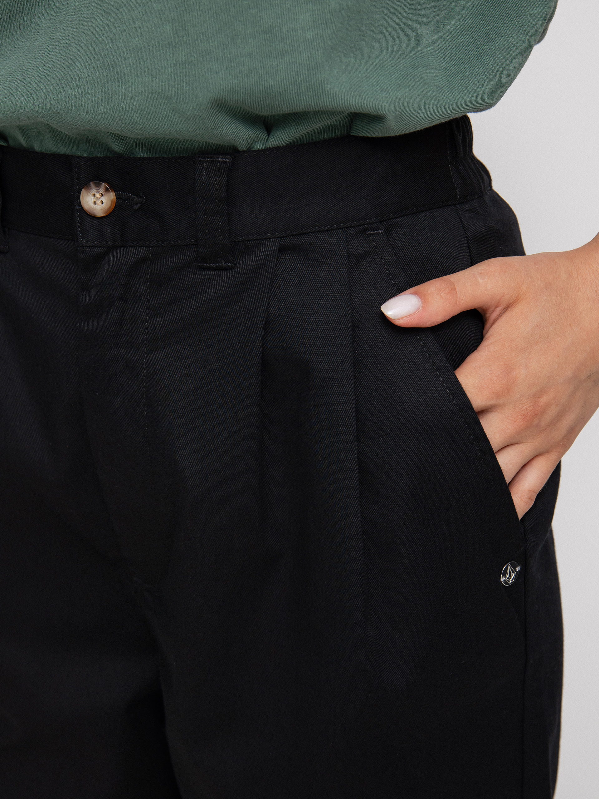 Spodnie Volcom Frochickie Trouser Wmn (black)
