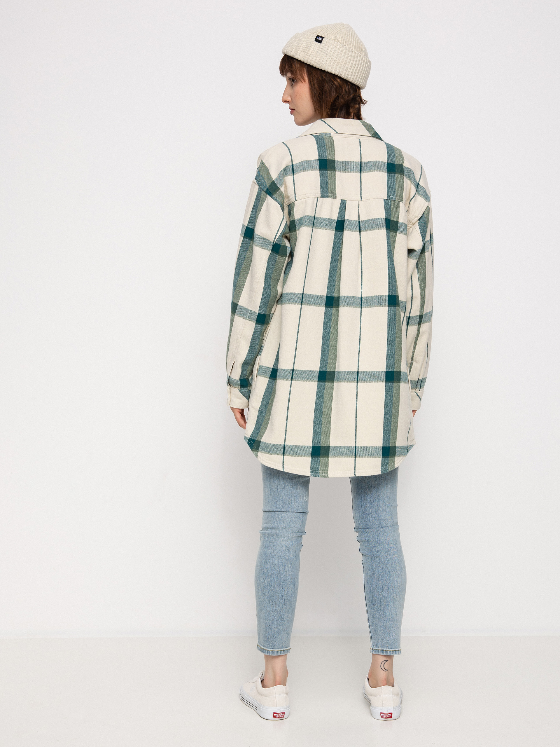 Koszula Vans Hal Plaid Shacket Wmn (marshmallow)