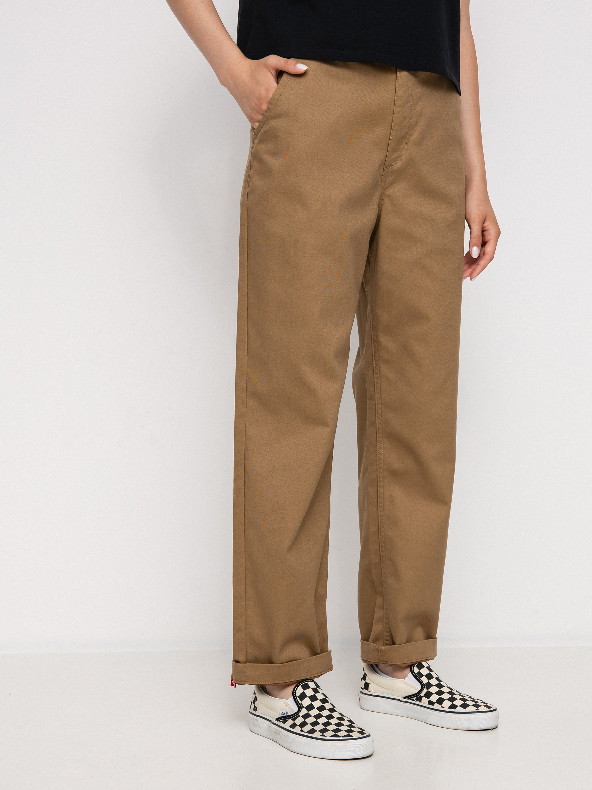 Spodnie Vans Authentic Chino Wmn (authentic dirt)