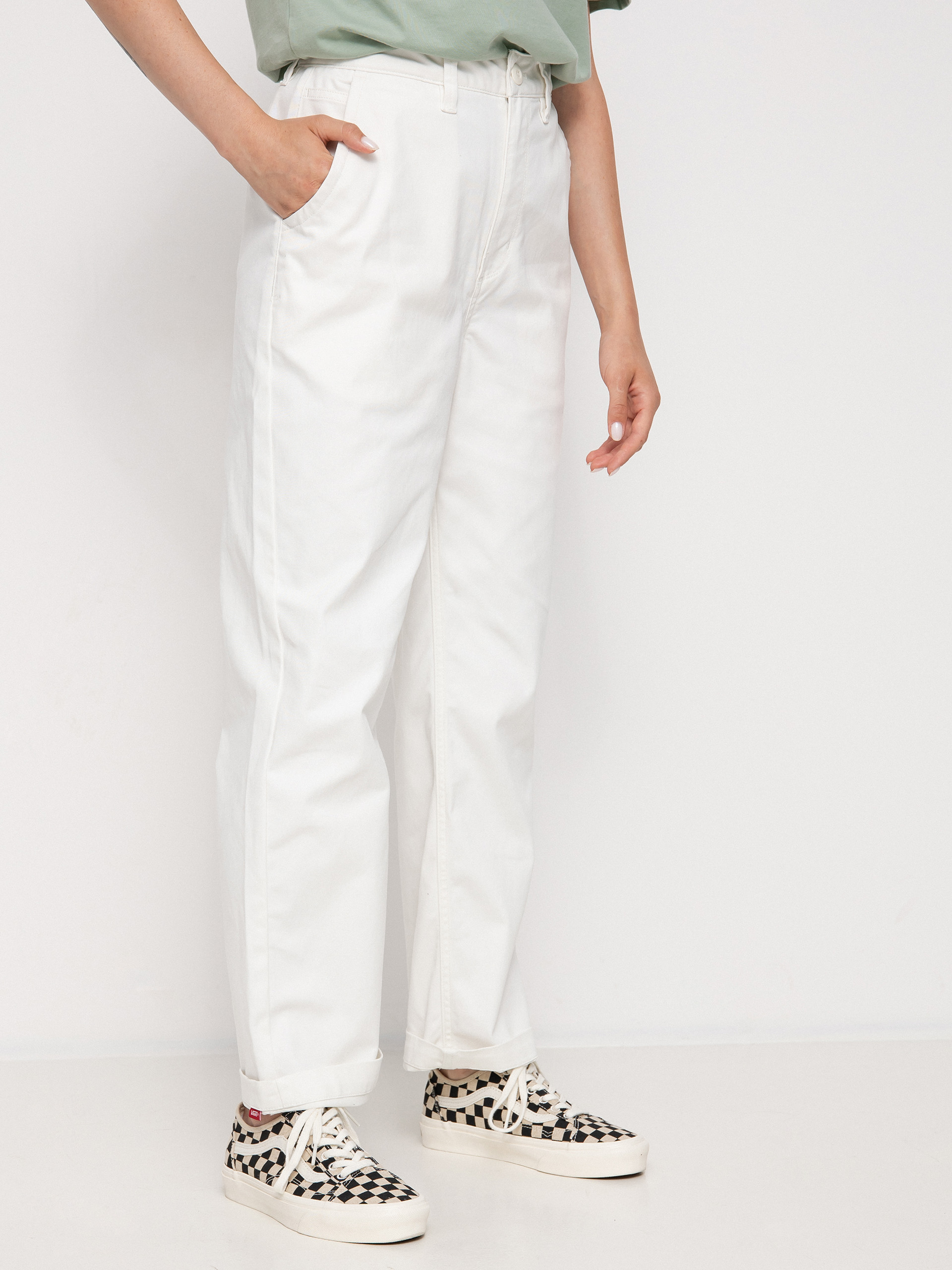 Spodnie Vans Authentic Chino Wmn (authentic marshmallow)