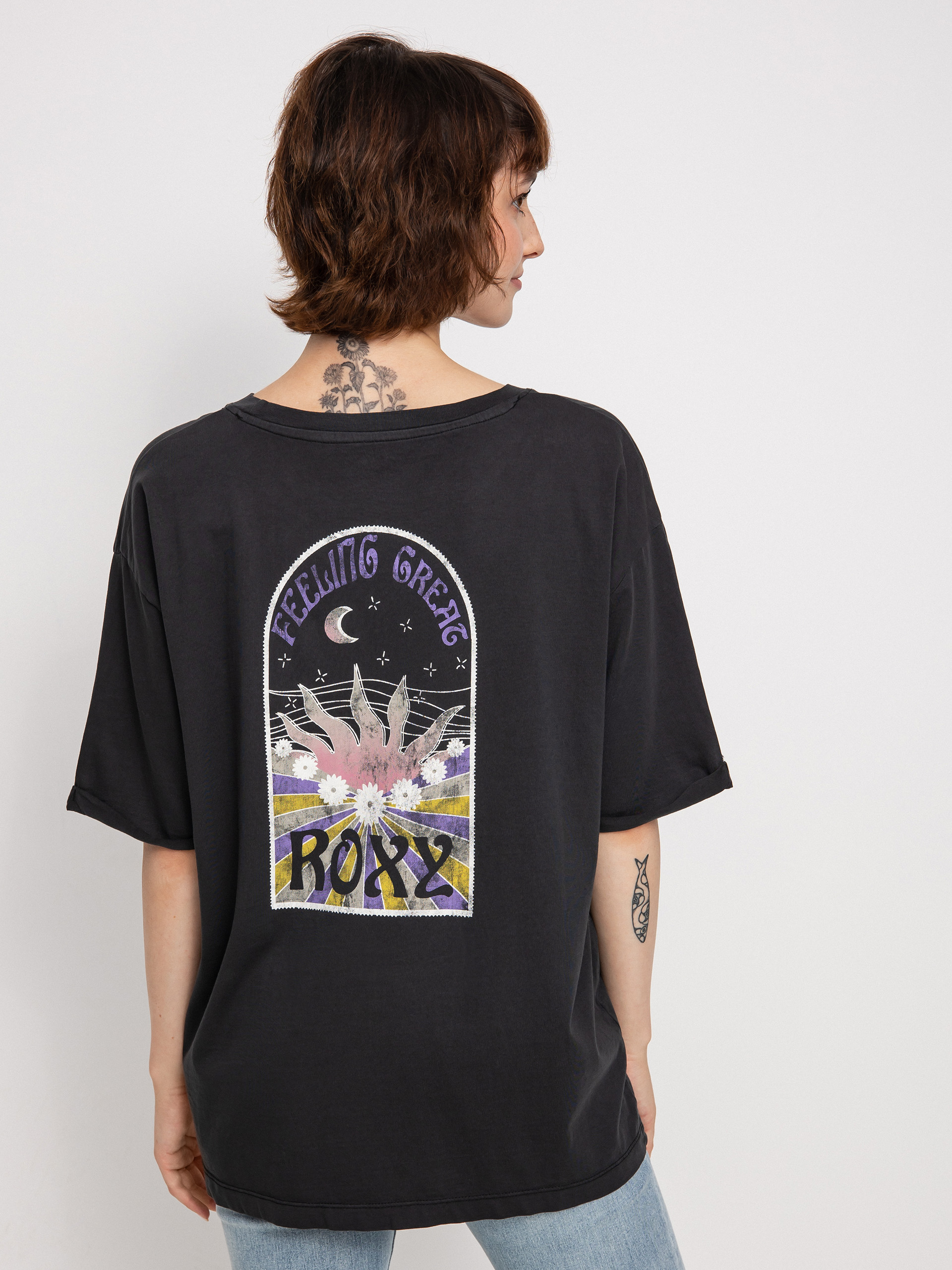 T-shirt Roxy Loving Bomb Wmn (anthracite)