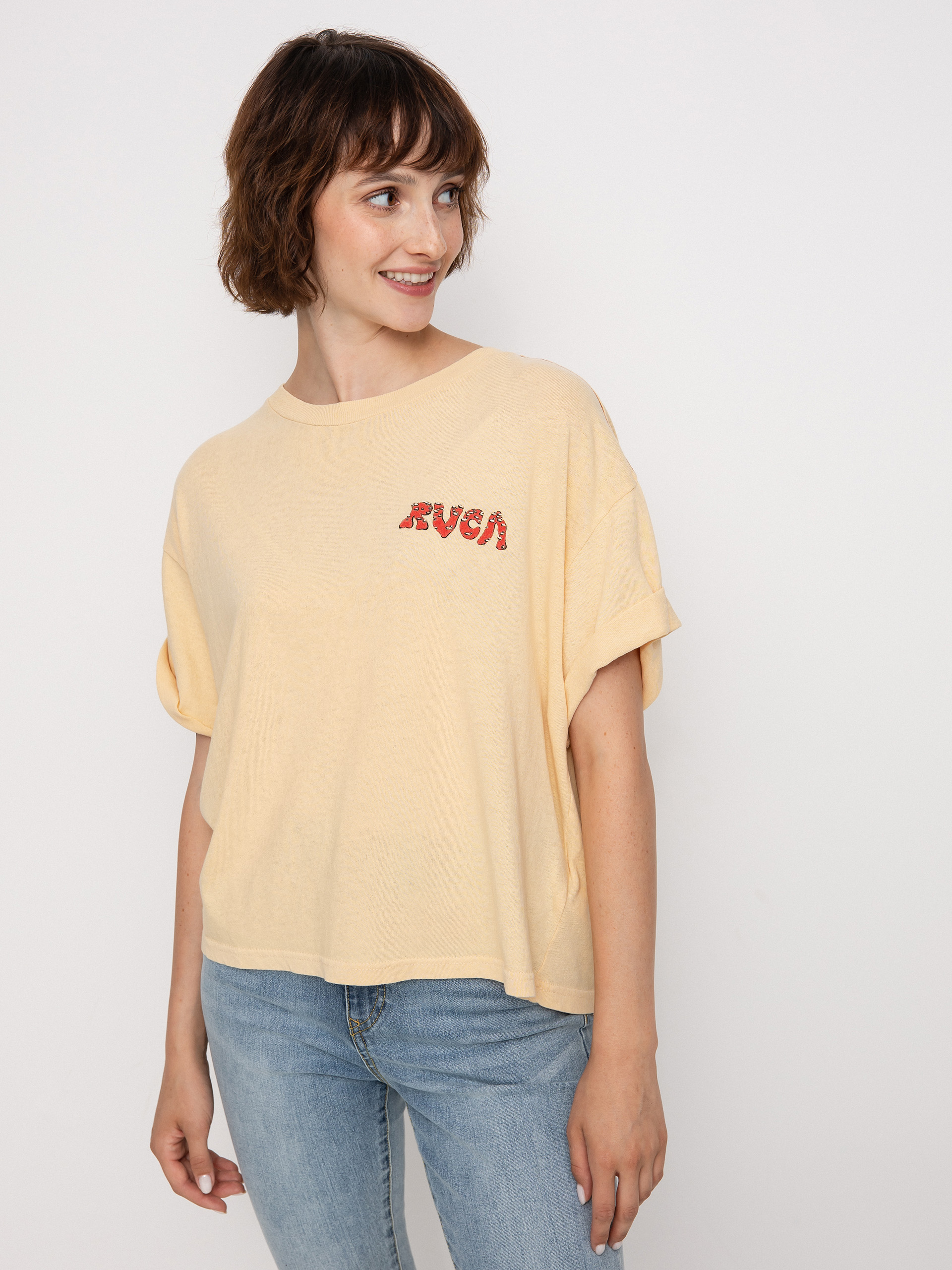 T-shirt RVCA Land Snail Wmn (honey)